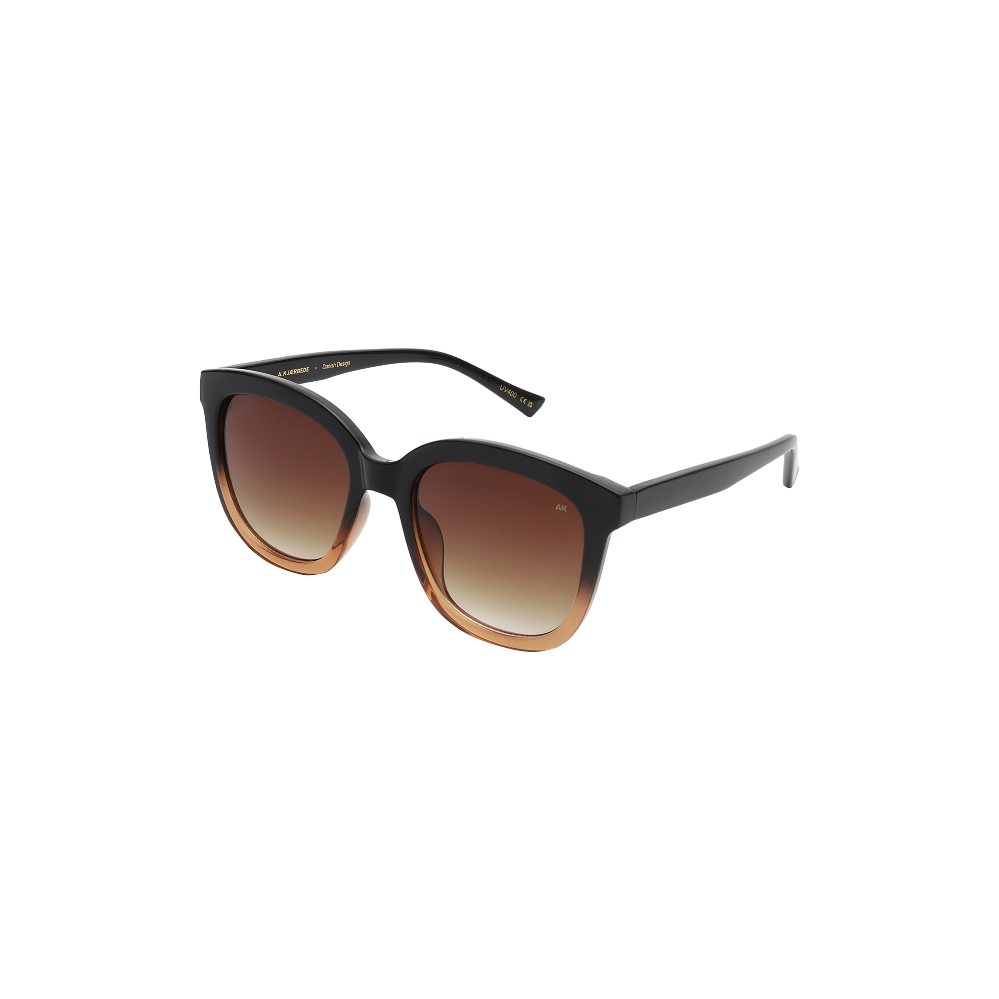 A. KJÆRBEDE - Billy Solbriller, black/brown transparent