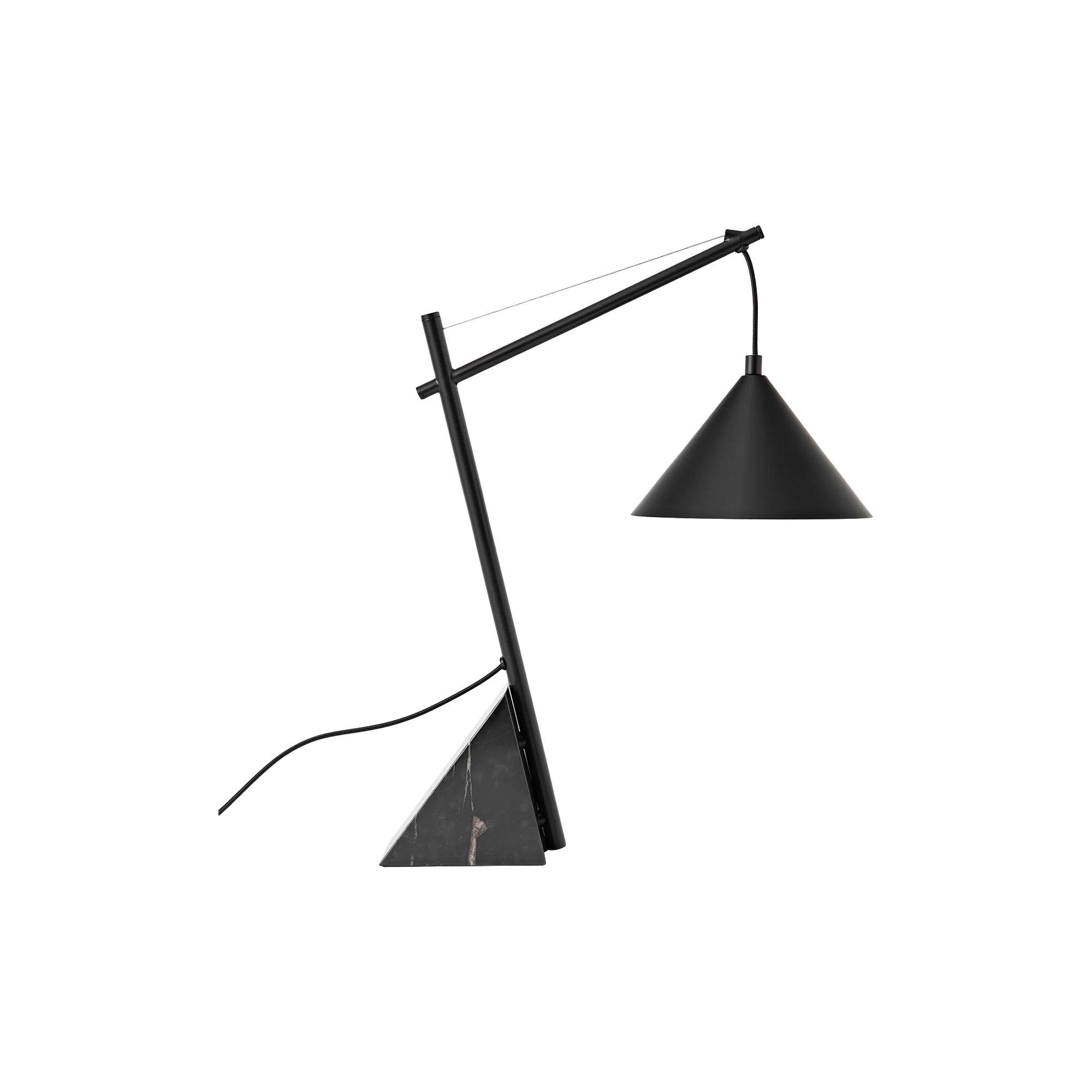 Westwing Collection - Reyna Table Lamp, black