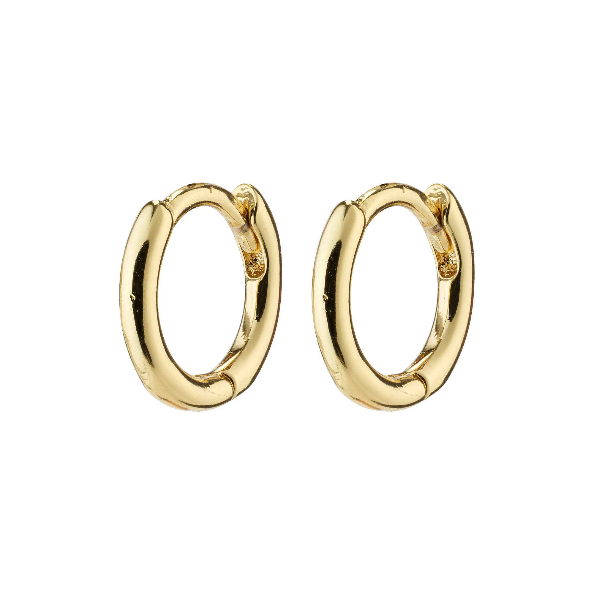Pilgrim - EANNA recycled huggie hoops, guldbelagt