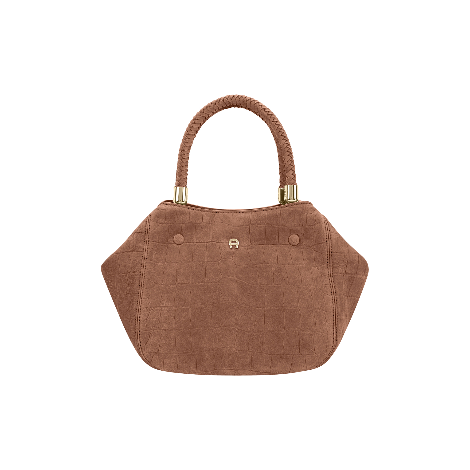 Aigner - Carré Soft Handbag | Saddle Brown | Håndtaske