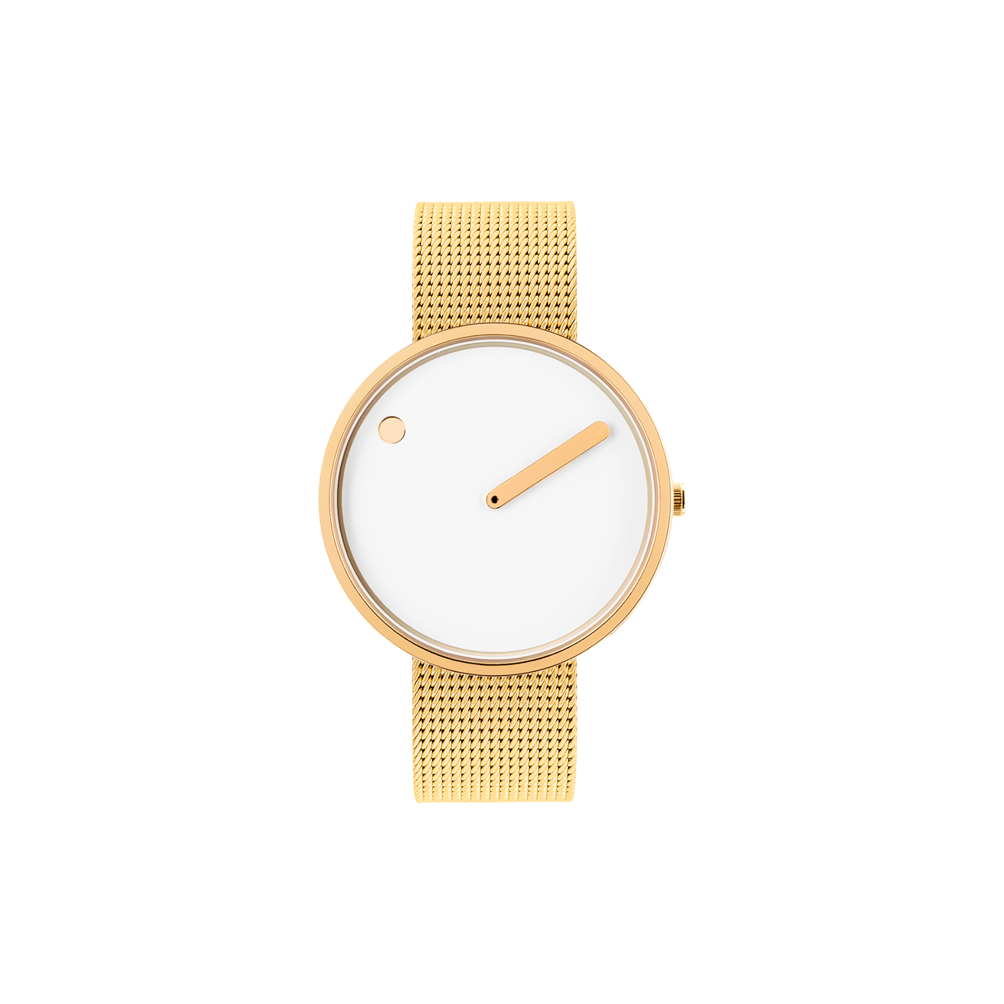 Picto - PICTO armbåndsur, white/gold/matt gold - 40mm