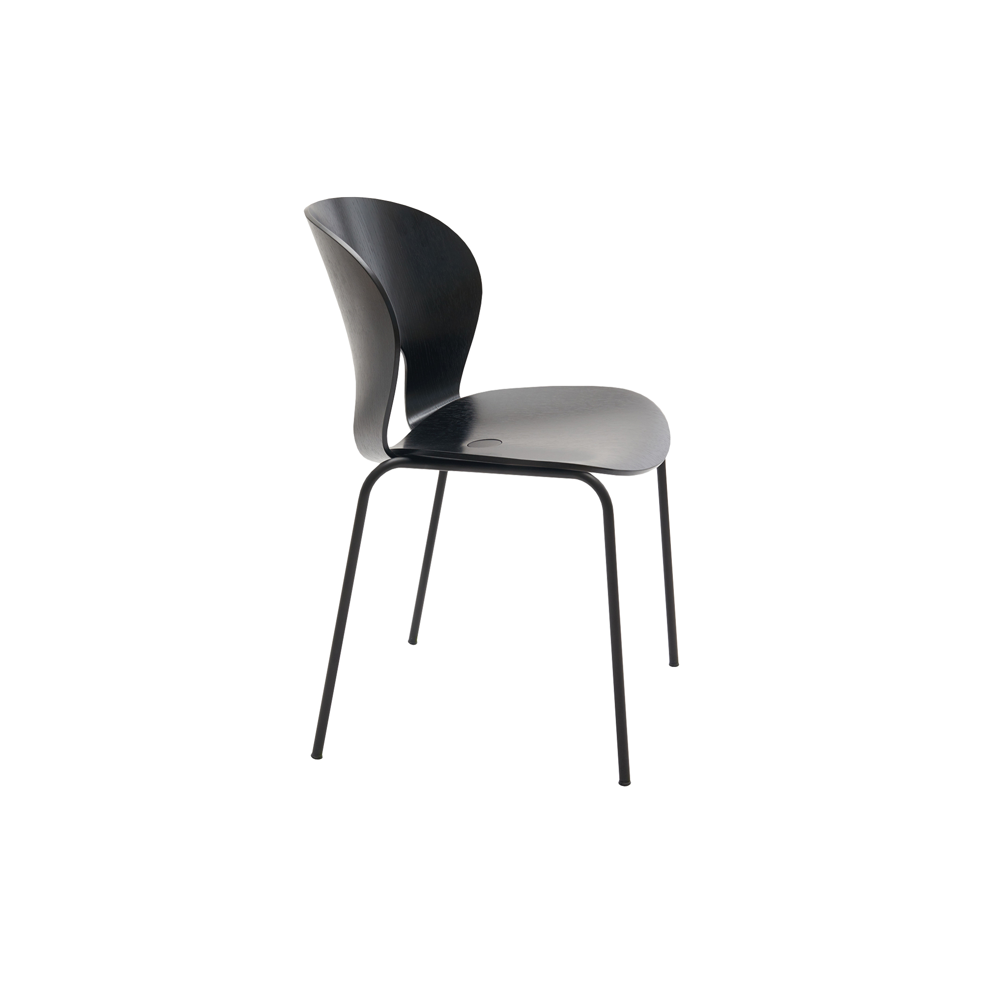 Magnus Olesen Design - Ø Chair spisebordsstol, sort - H: 80 x B: 50 x D: 53 cm.