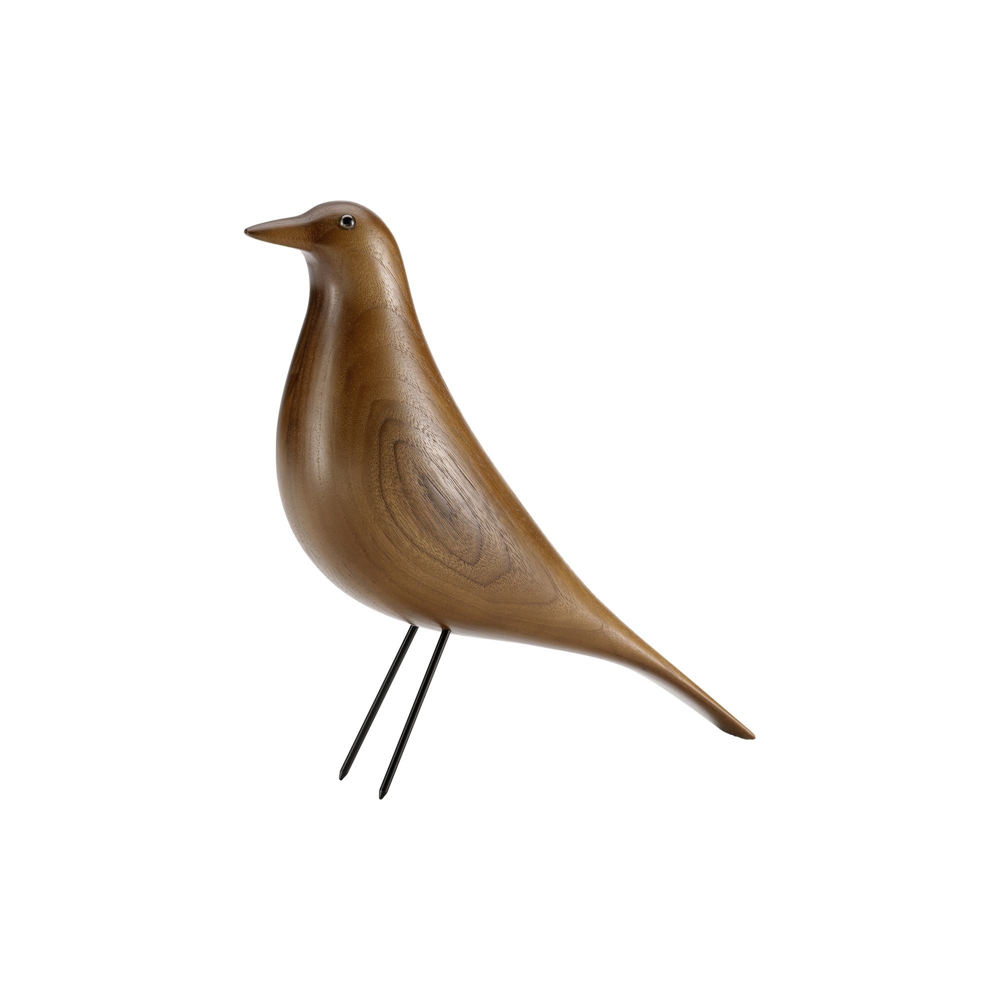 Vitra - Eames House Bird, walnut - H: 27,6 x B: 27,8 x D: 8,5 cm.