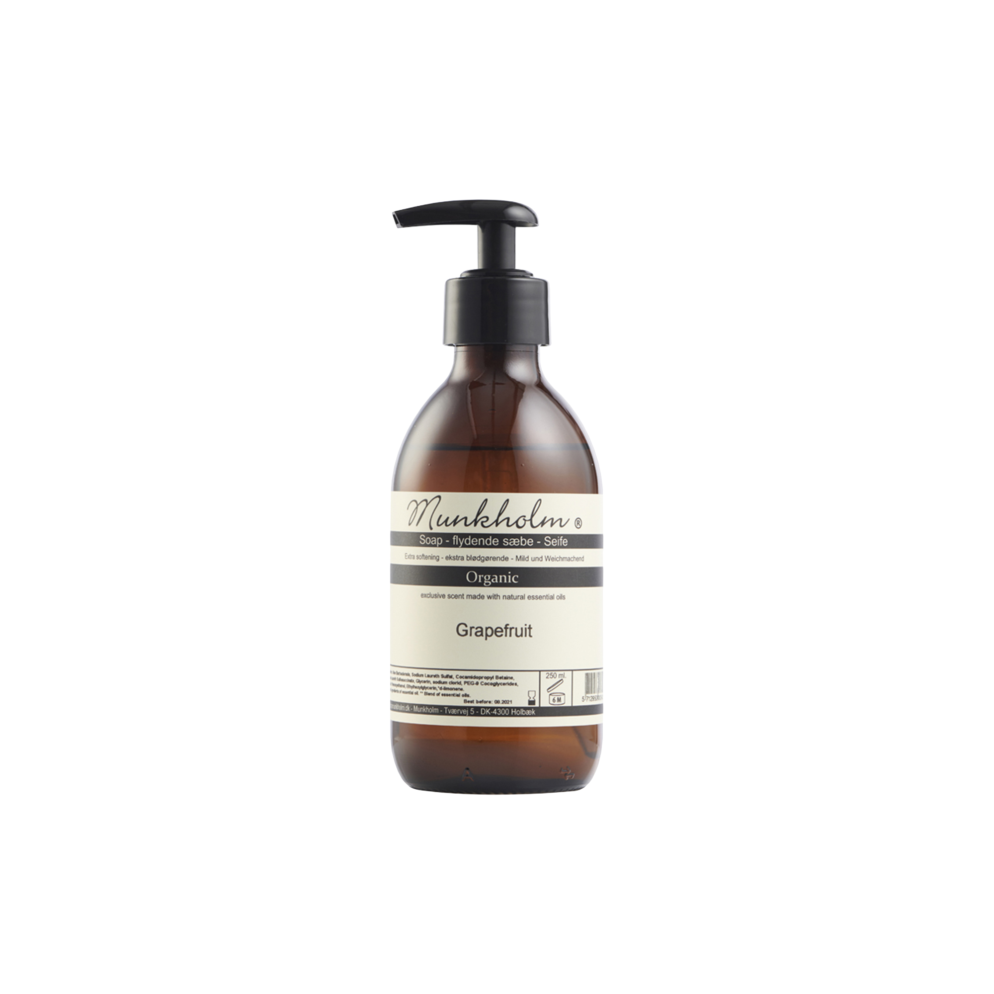 Munkholm - Økologisk flydende sæbe, grapefruit - 250ml