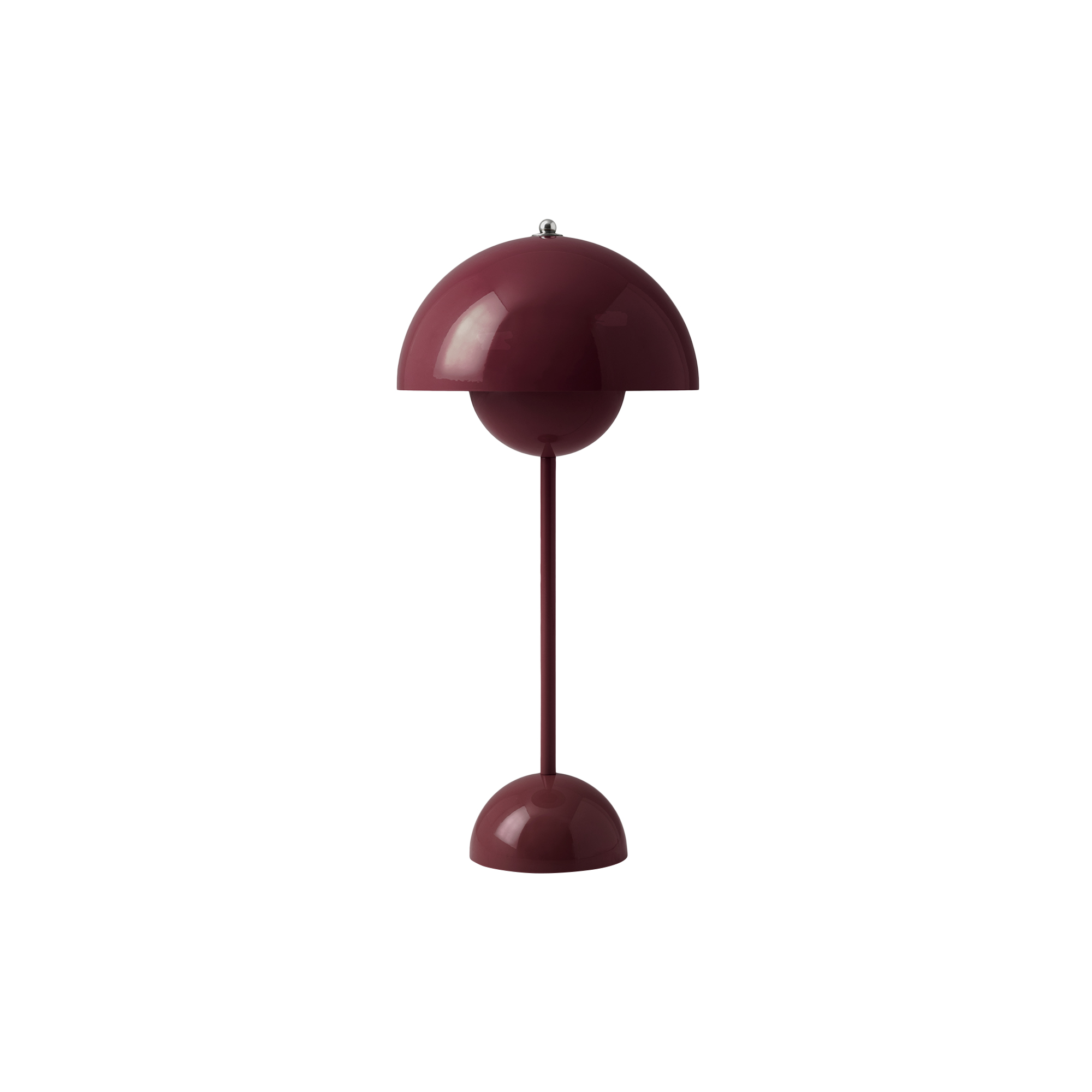 &Tradition - Flowerpot VP3 Table Lamp, dark plum - H: 50 x Ø 23 cm.