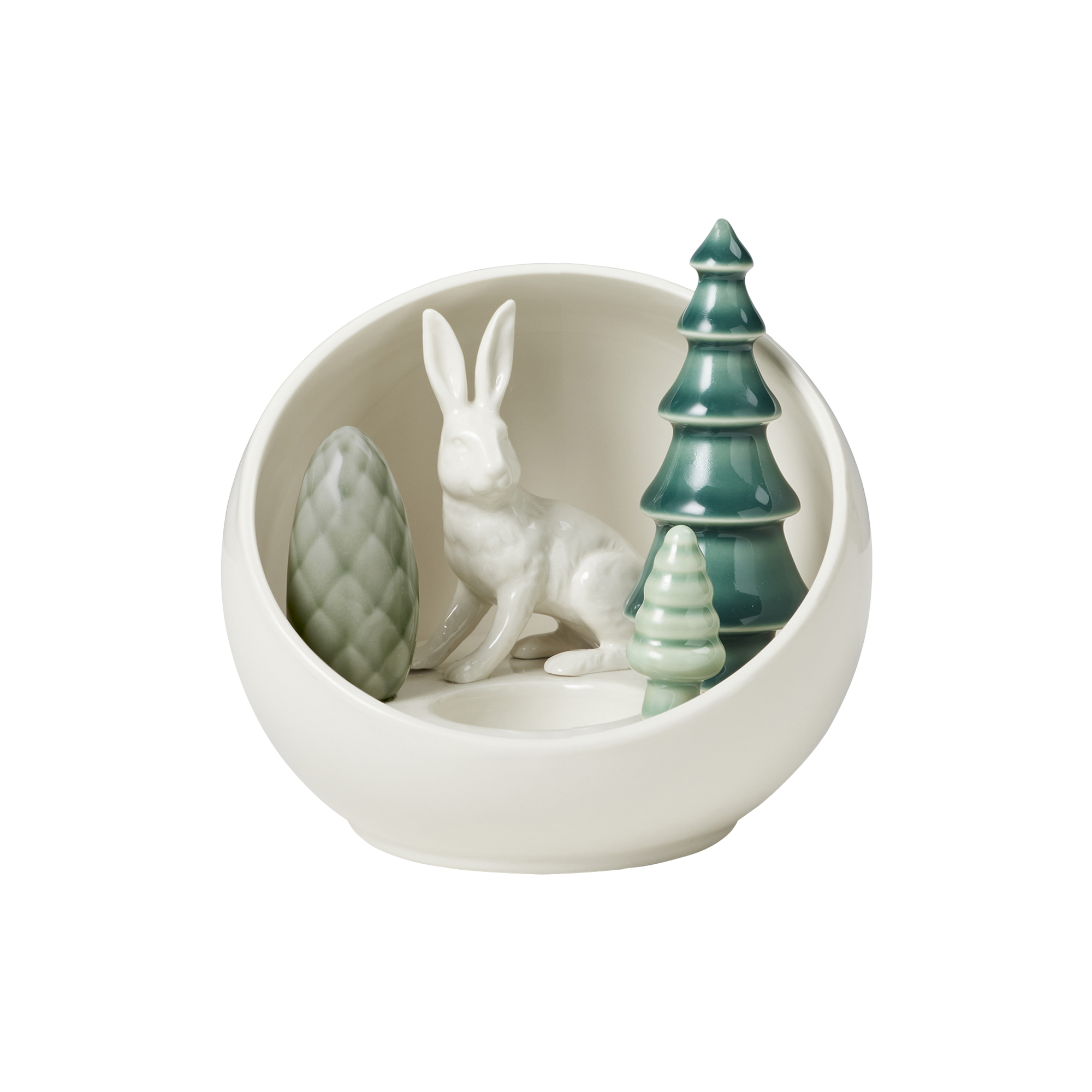 Dottir Nordic Design - Winter Stories Hare Votive Ball til fyrfadslys