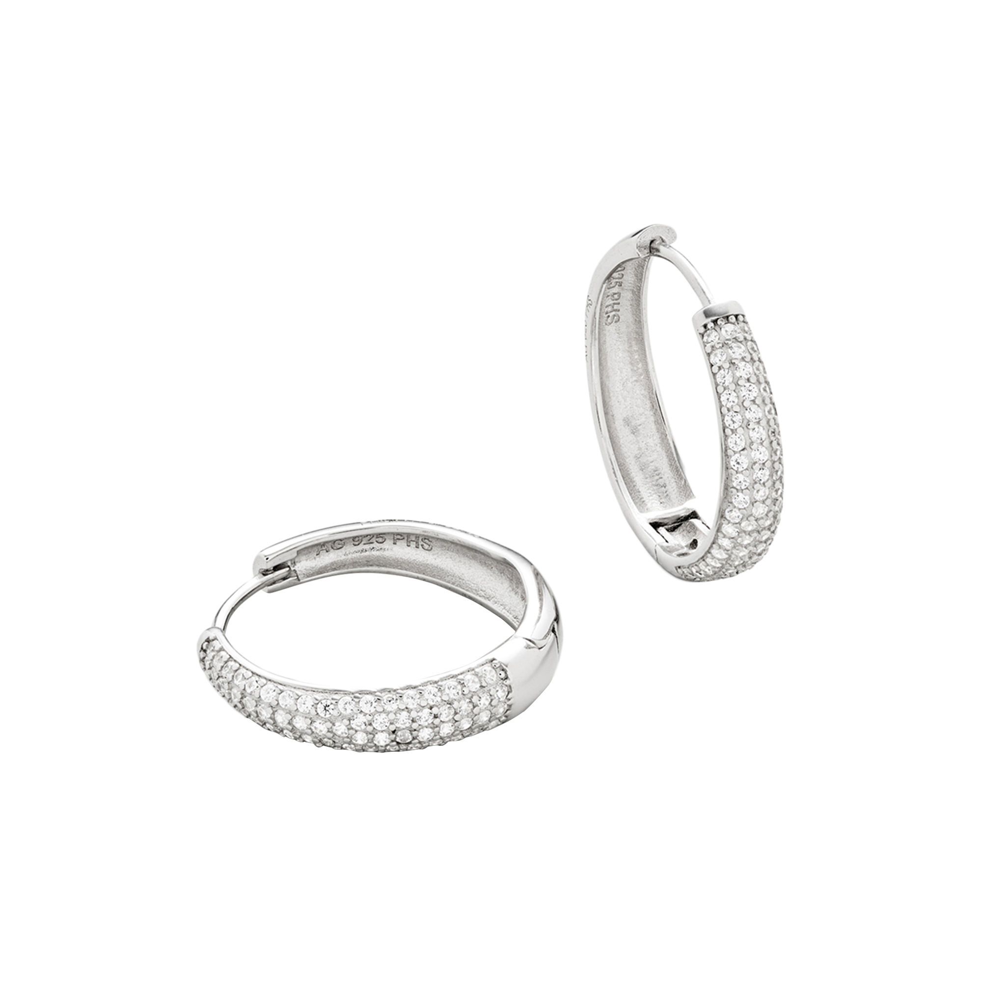 Philippa Studios - Dome Pave Hoops - XL