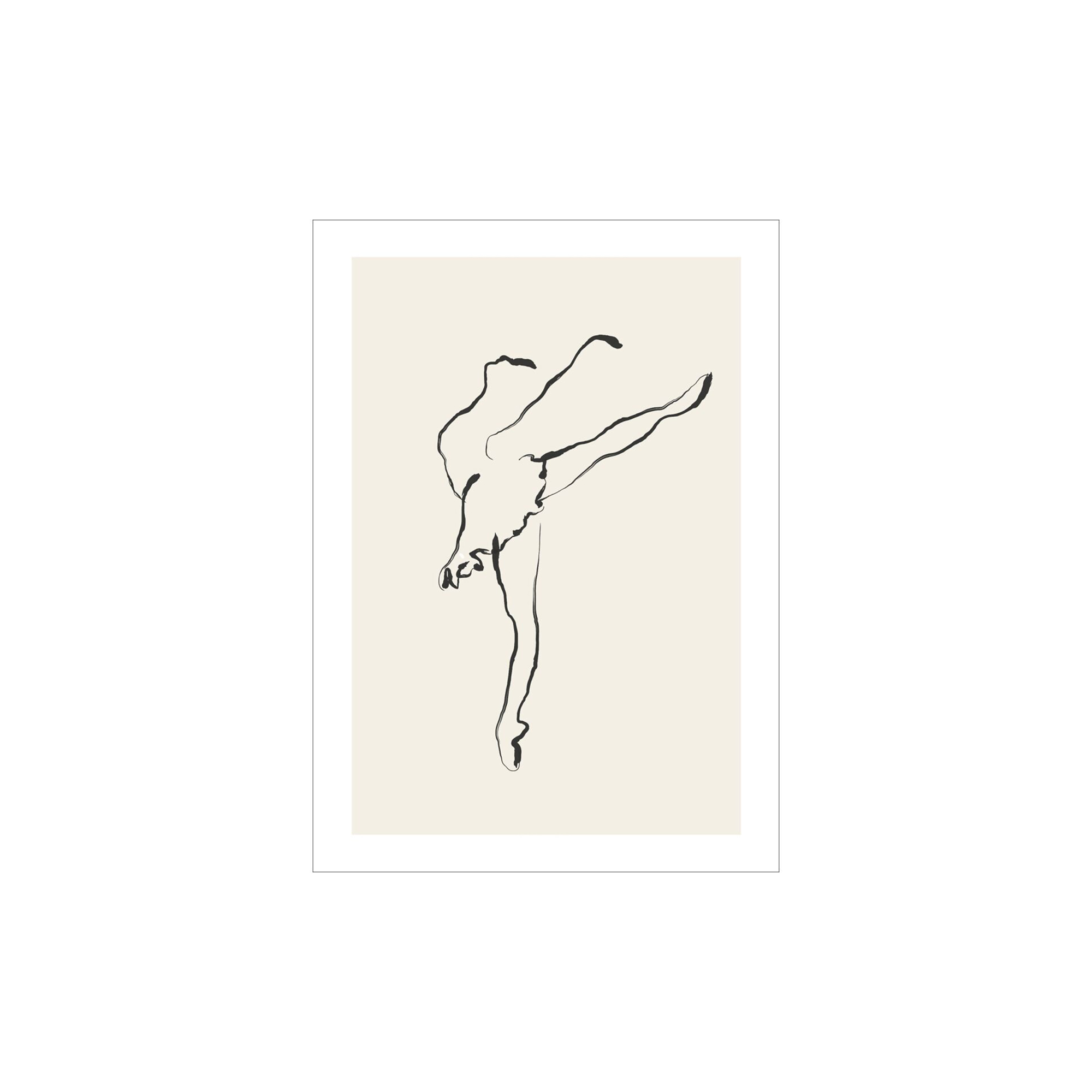 Poster & Frame - Dancer 03 - A4