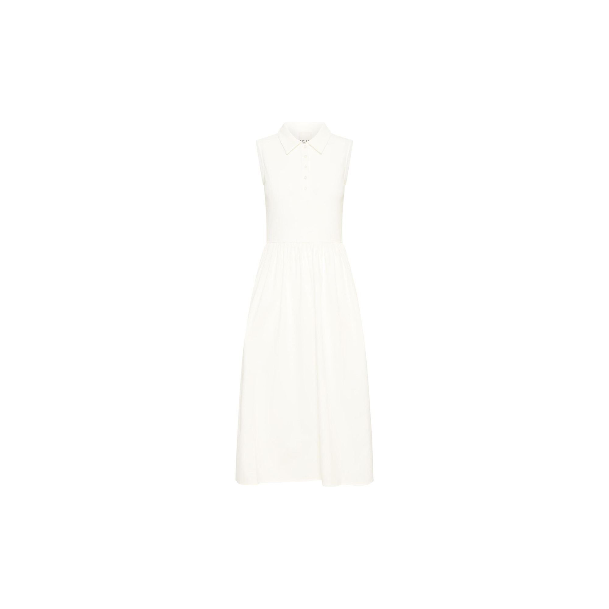 ICHI - IHMONNA Polo Dress, cloud dancer - Str. XL