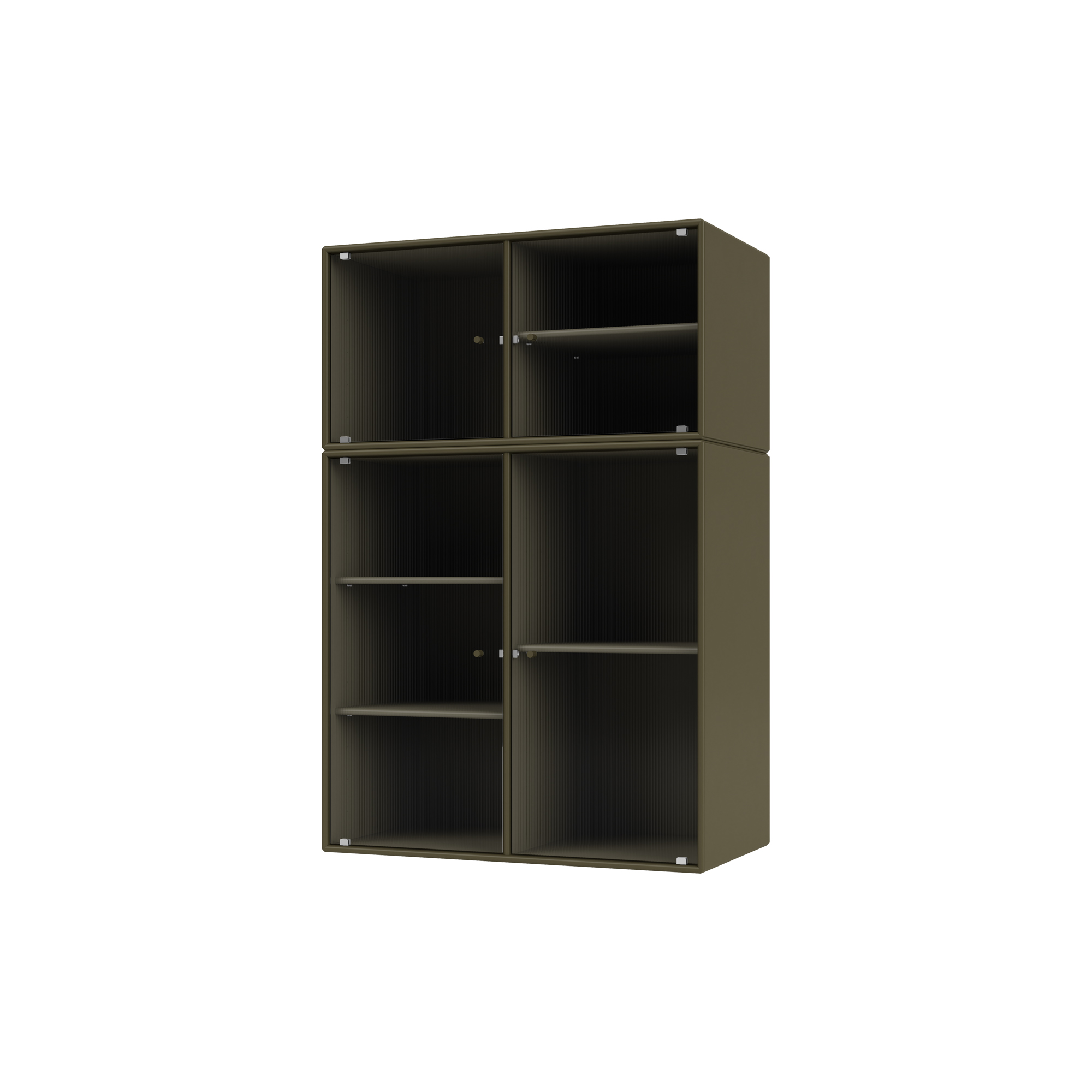 Montana Furniture - RIPPLE III vitrineskab, 139 oregano