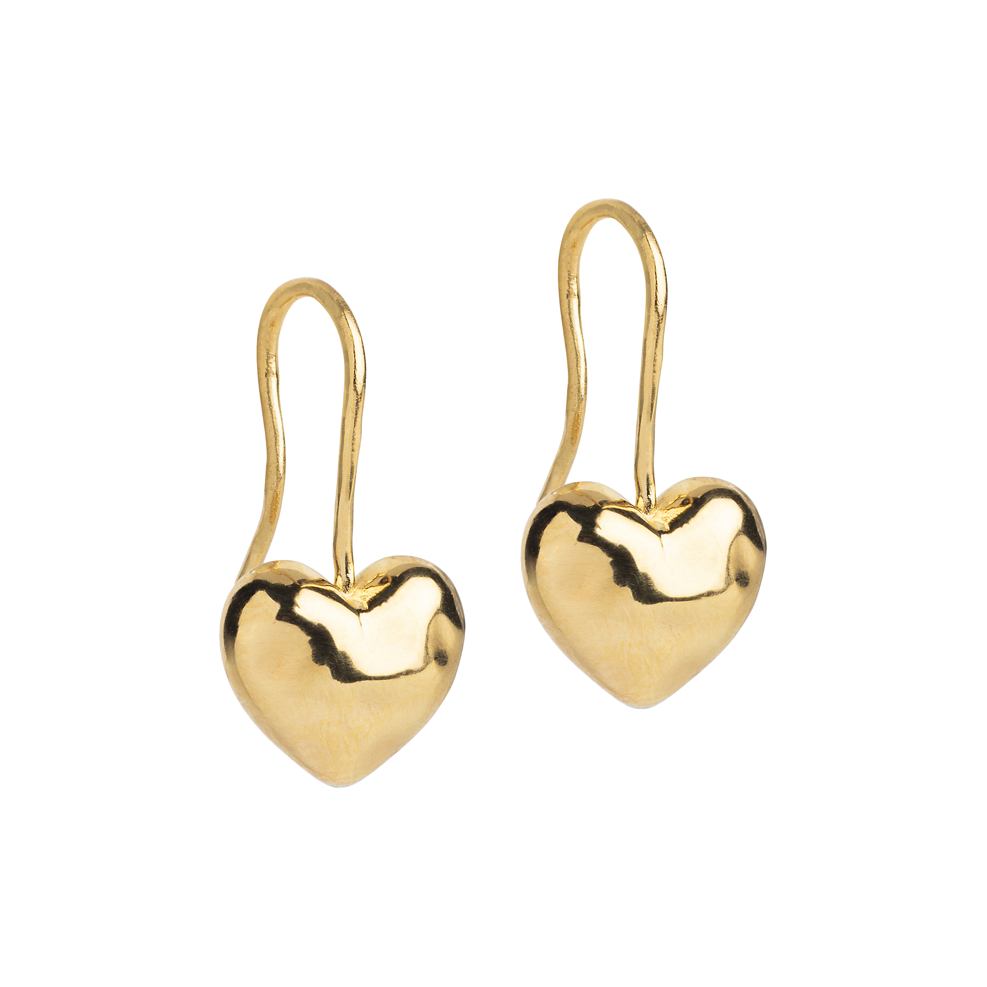 ENAMEL Copenhagen - Poma Drop Heart Øreringe