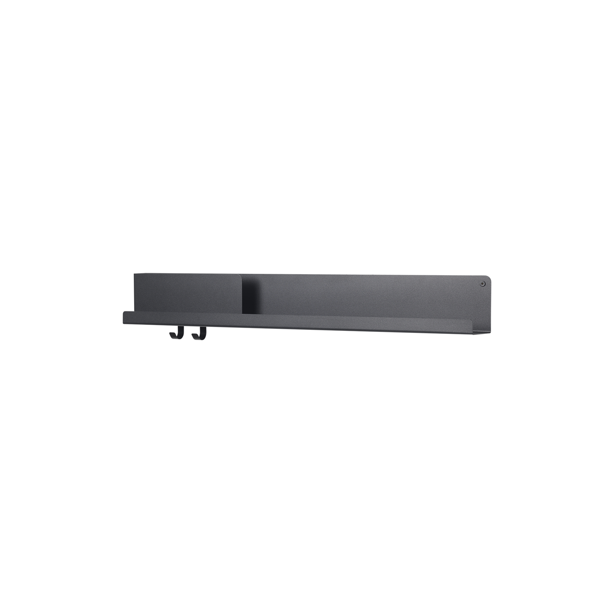 Muuto - Folded Shelves, black - 96x13 cm