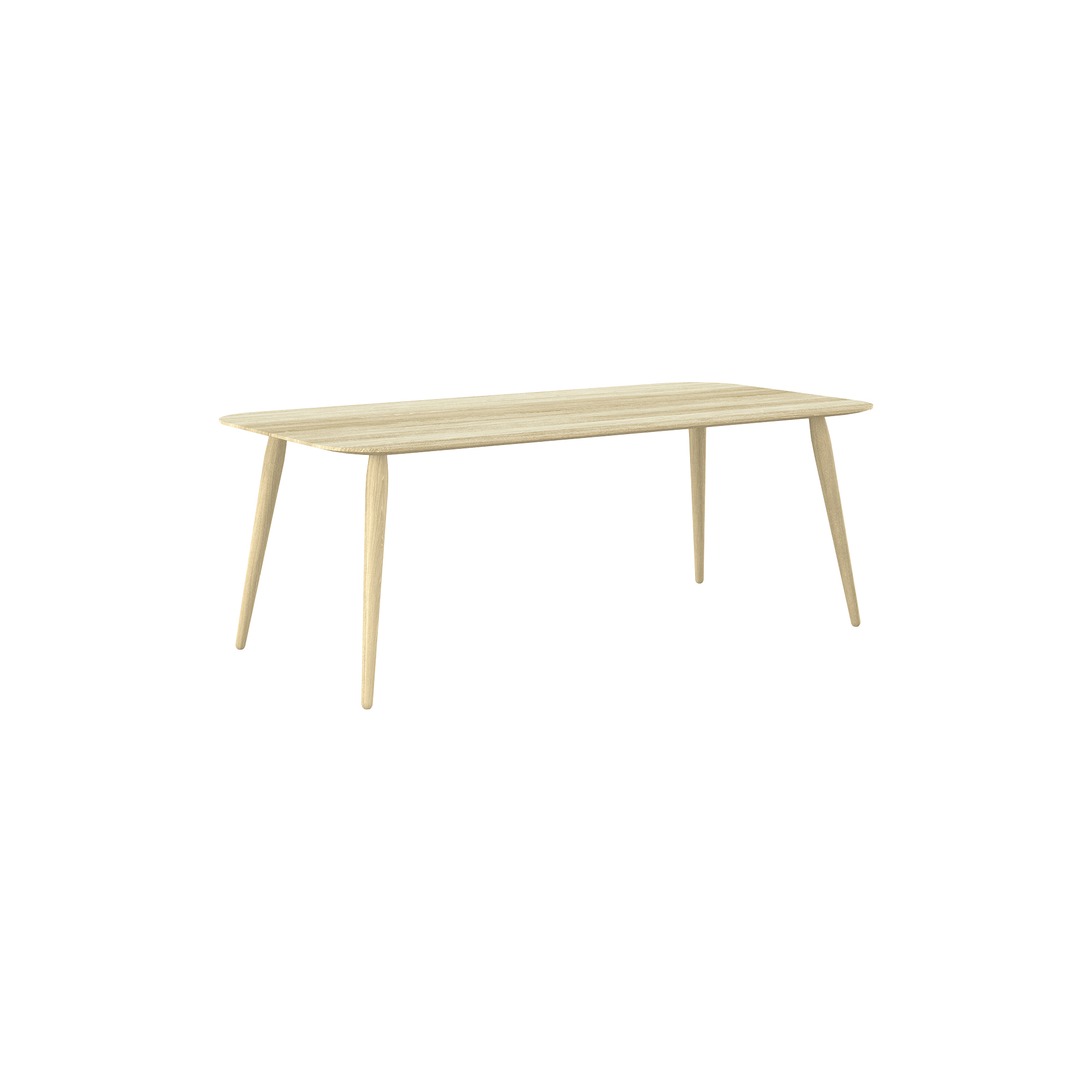 Bruunmunch Furniture - PLAYrectangular sofabord, sæbebehandlet eg - H44 cm