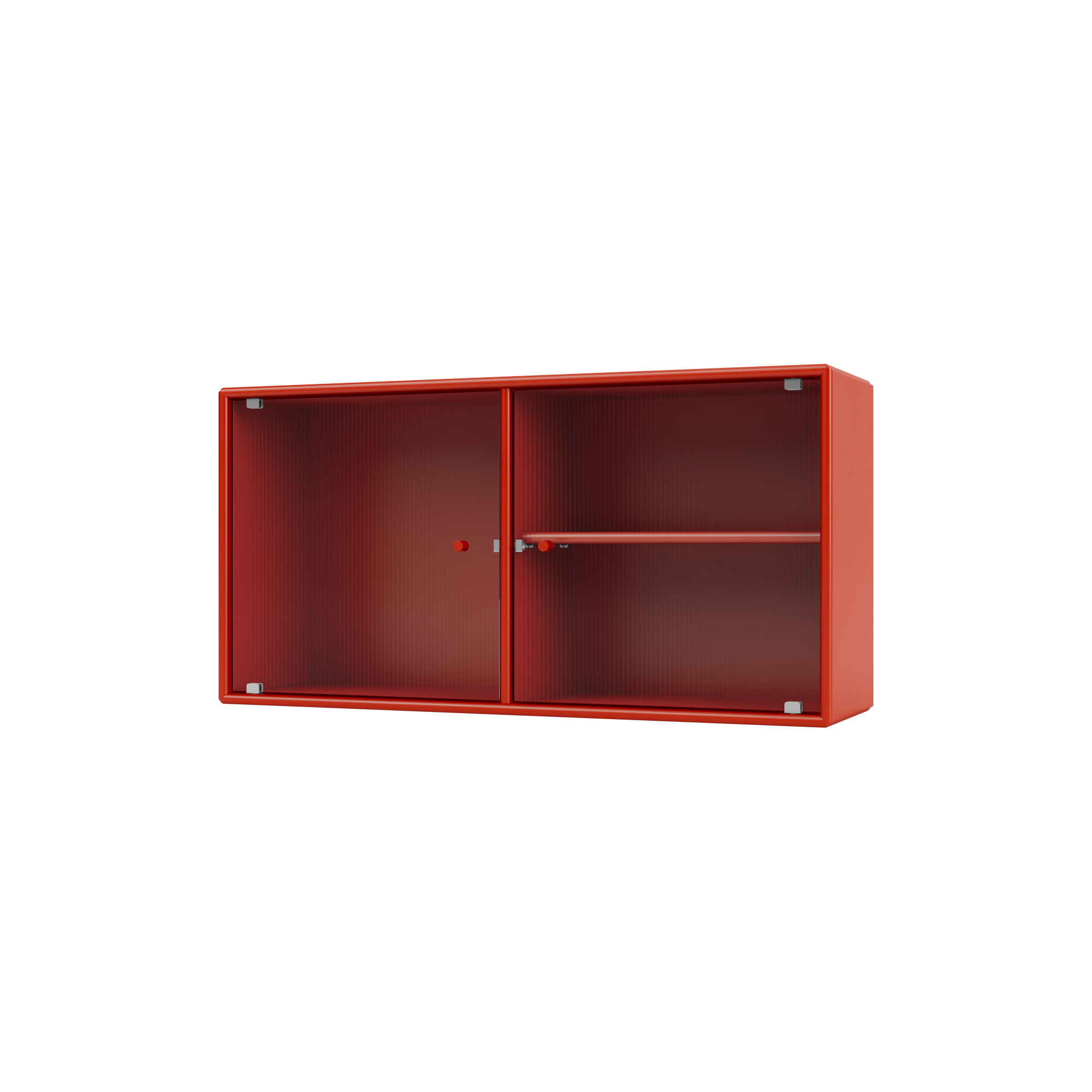 Montana Furniture - RIPPLE I vitrineskab, 145 rosehip