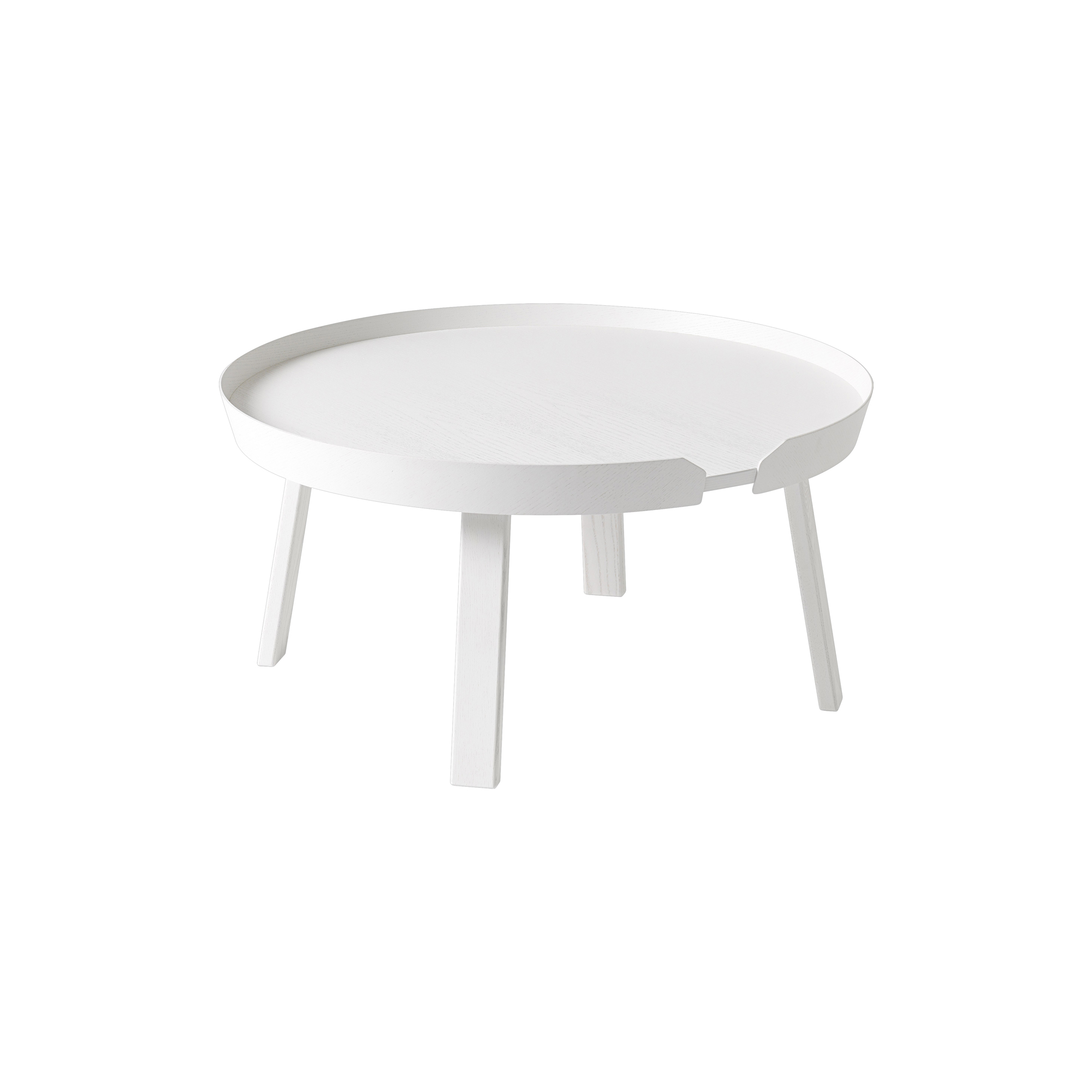 Muuto - Around Coffee Table, white - Ø72 cm