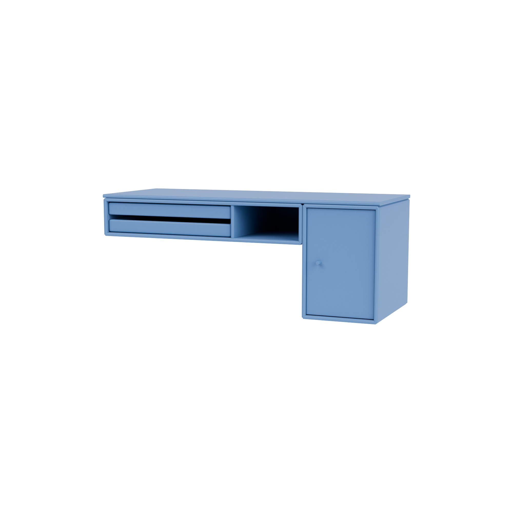 Montana Furniture - BUREAU skrivebord, 154 azure