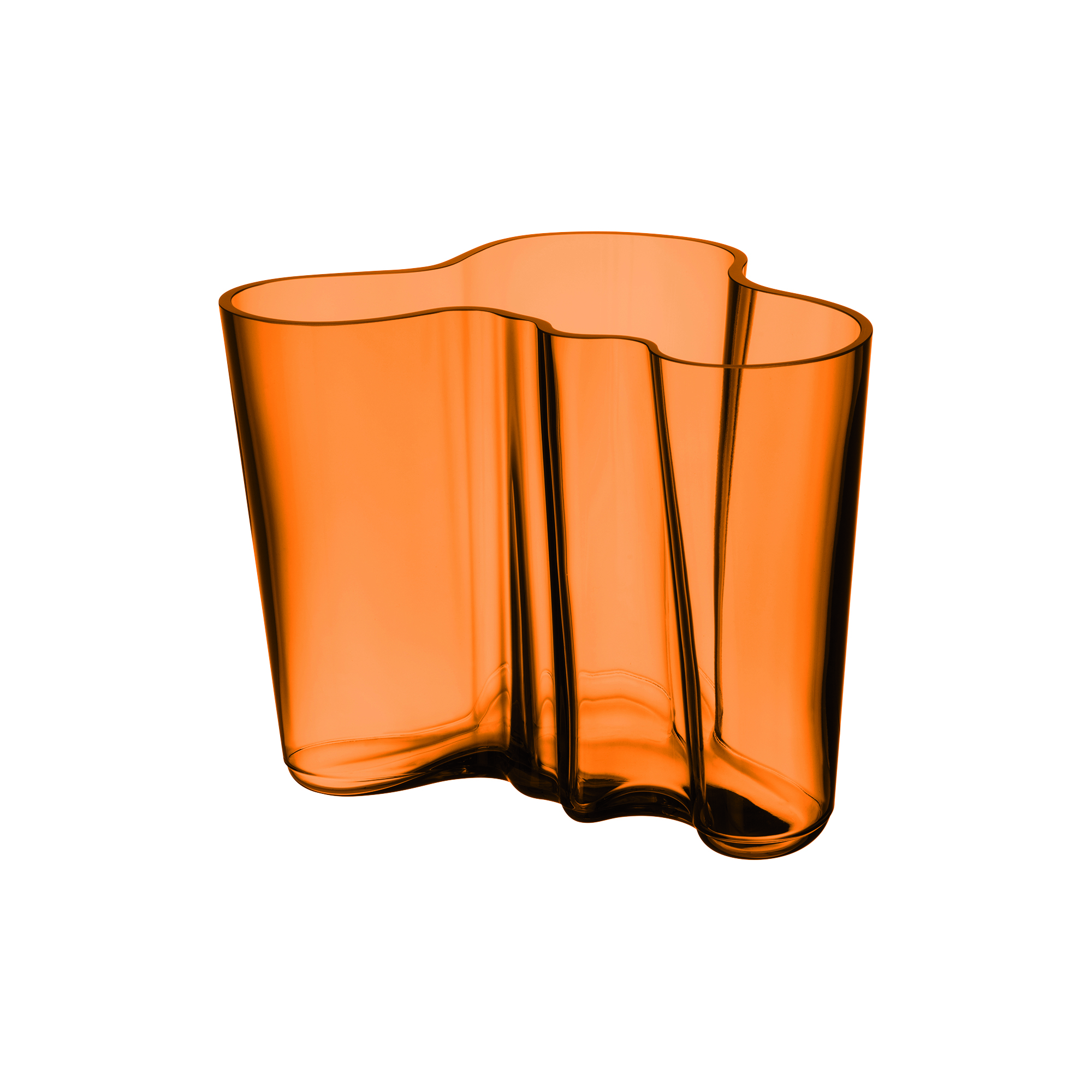 Iittala - Alvar Aalto vase 16 cm, copper, Alvar Aalto Collection - H16 cm