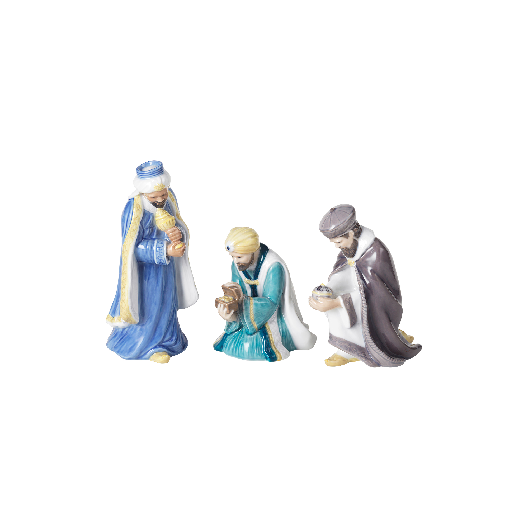Royal Copenhagen - Krybbespil De tre vise mænd, Figurine