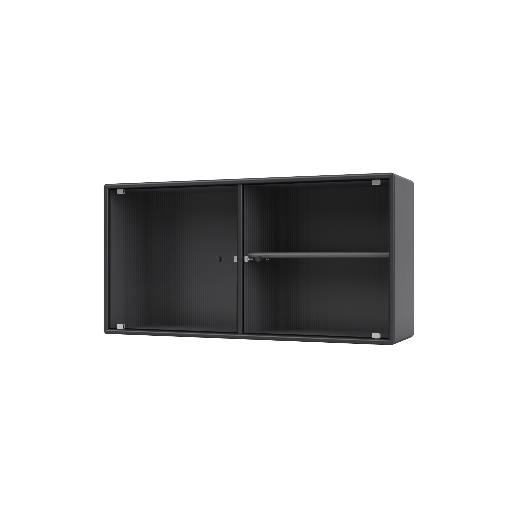 Montana Furniture - RIPPLE I vitrineskab, 04 anthracite