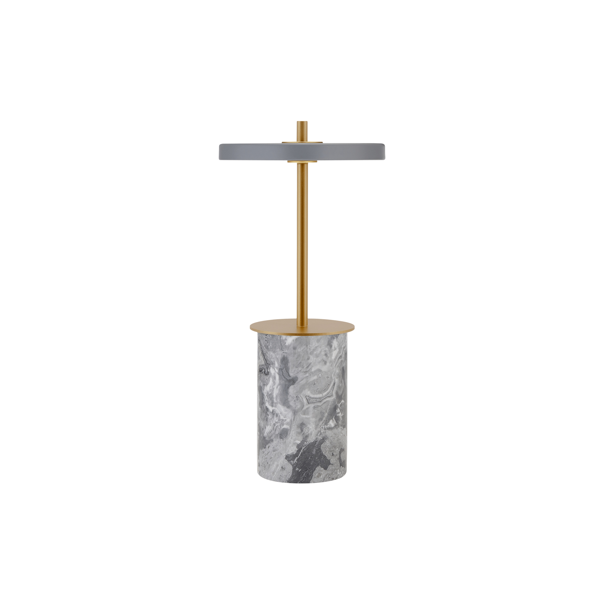 UMAGE - Asteria Move Mini Portable Lamp, grey marble brass