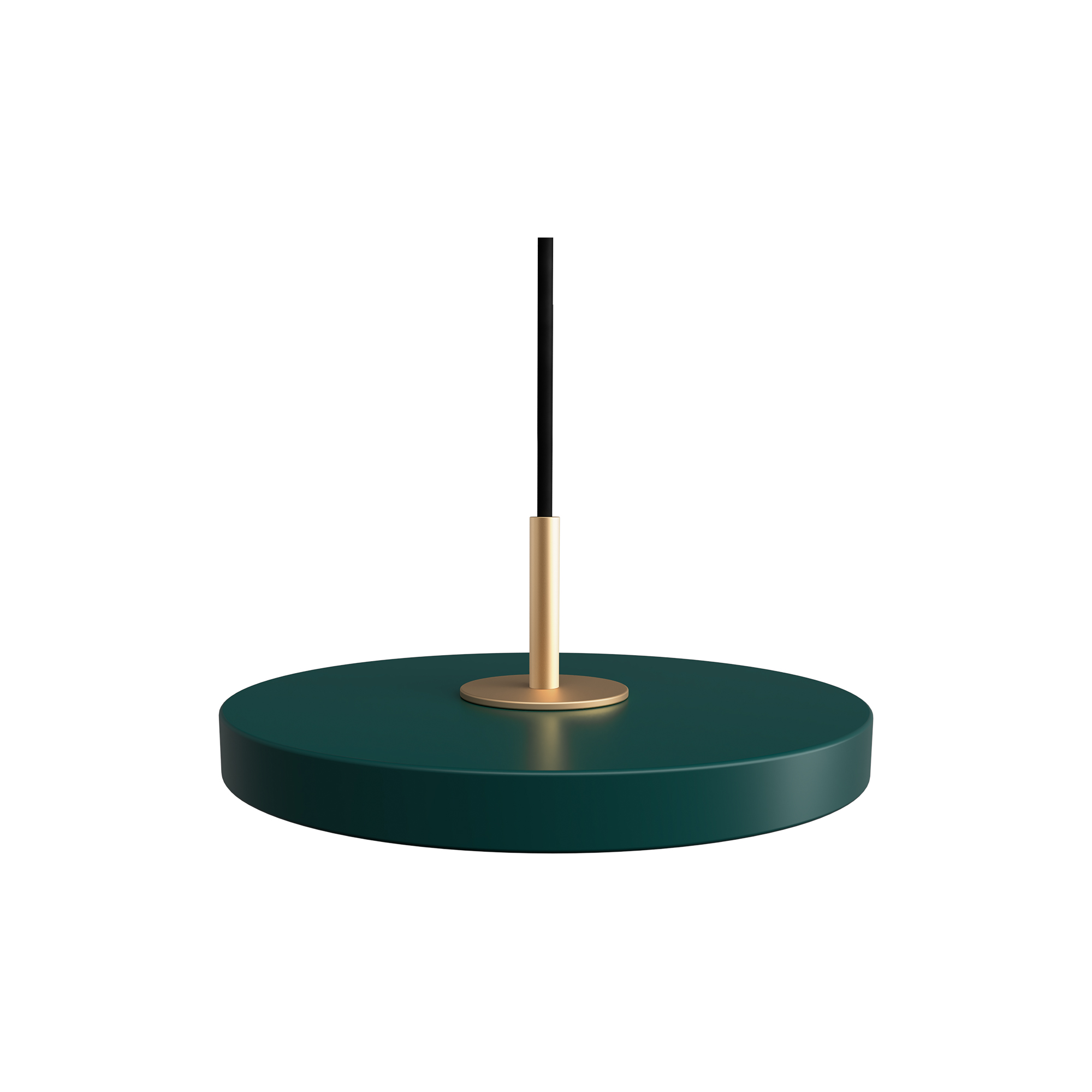 UMAGE - Asteria Micro Pendant, forest green/brass