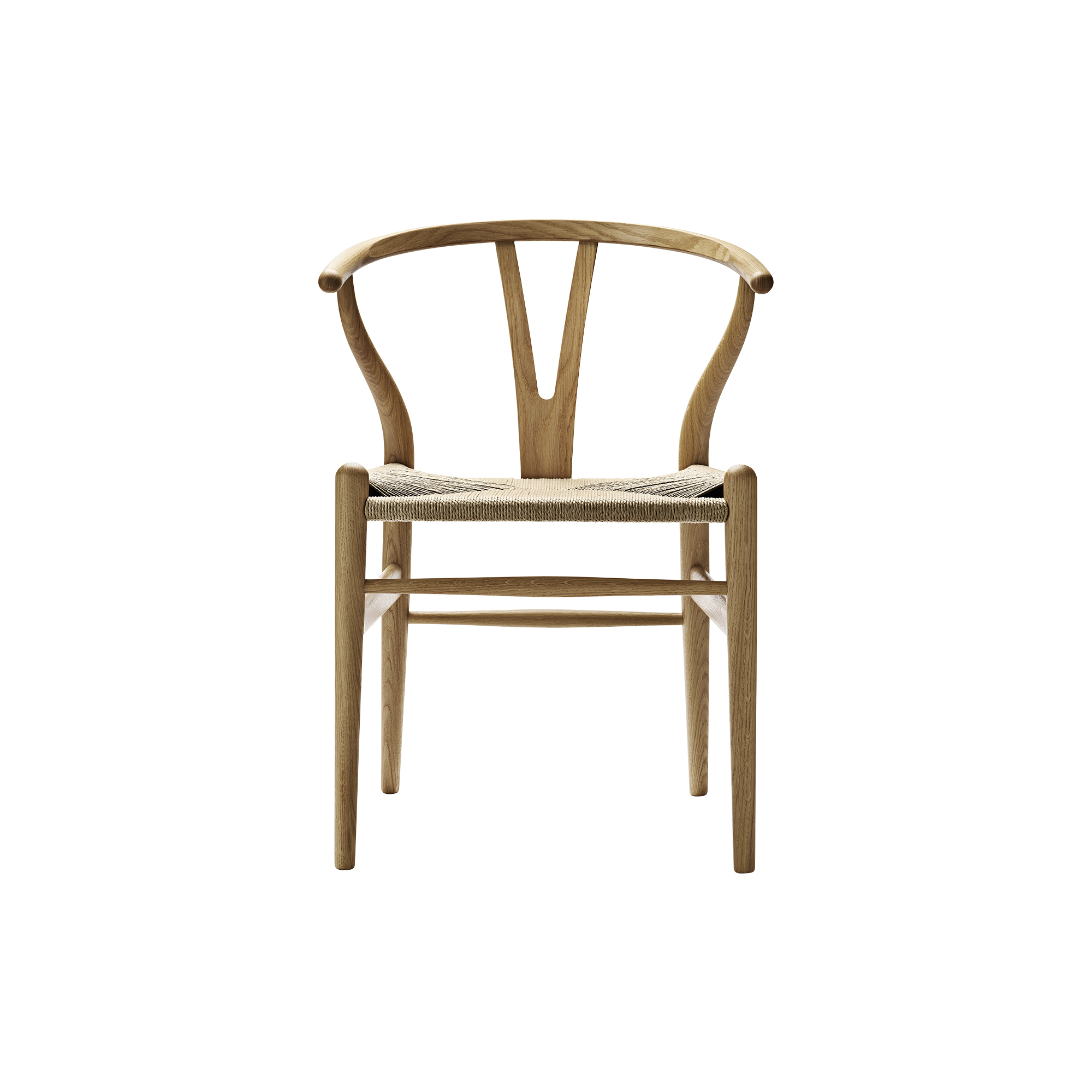 Carl Hansen & Søn - CH24 Y-stolen spisebordsstol, olieret eg/natur - H: 76 x B: 55 x D: 51 cm.