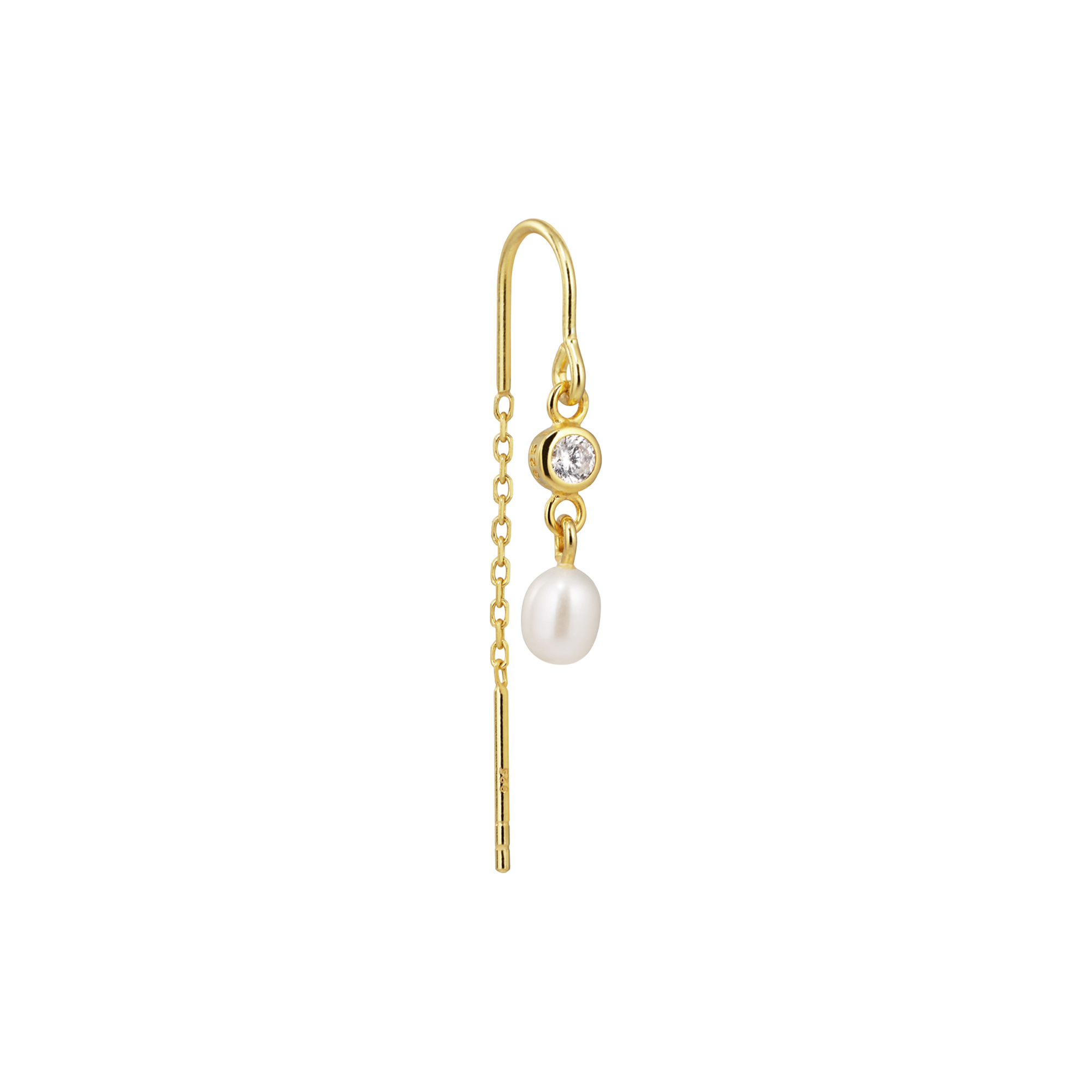 The Earring Shop - Cosmic Small Hook Threader, forgyldt