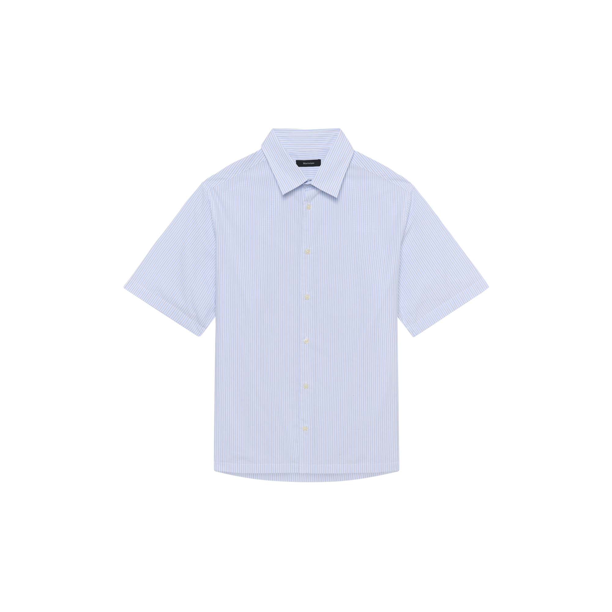 Matinique - MAklampo SS Shirt, chambray blue - Str. XXXL