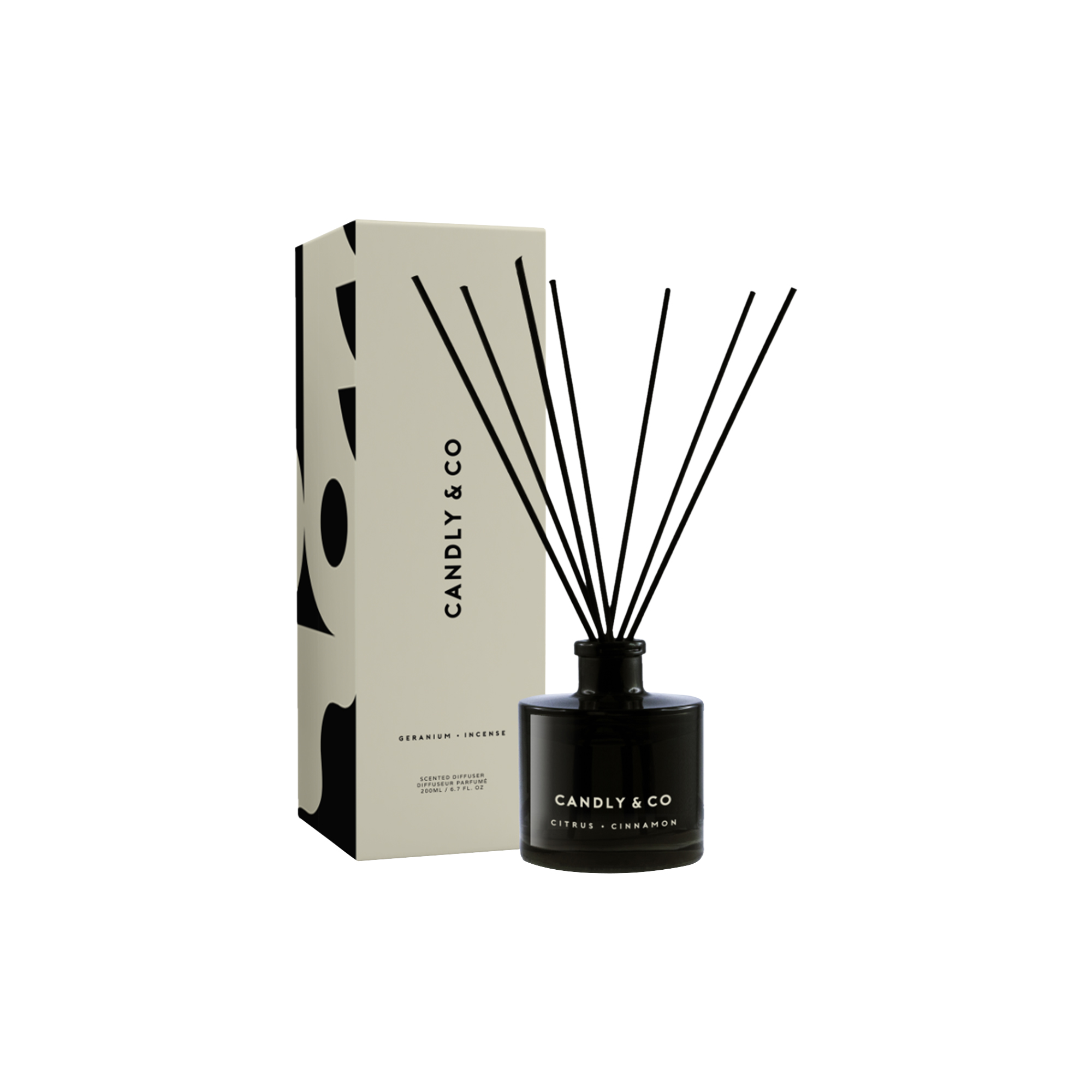 Candly & Co - No. 3 Diffuser, Citrus/Cinnamon