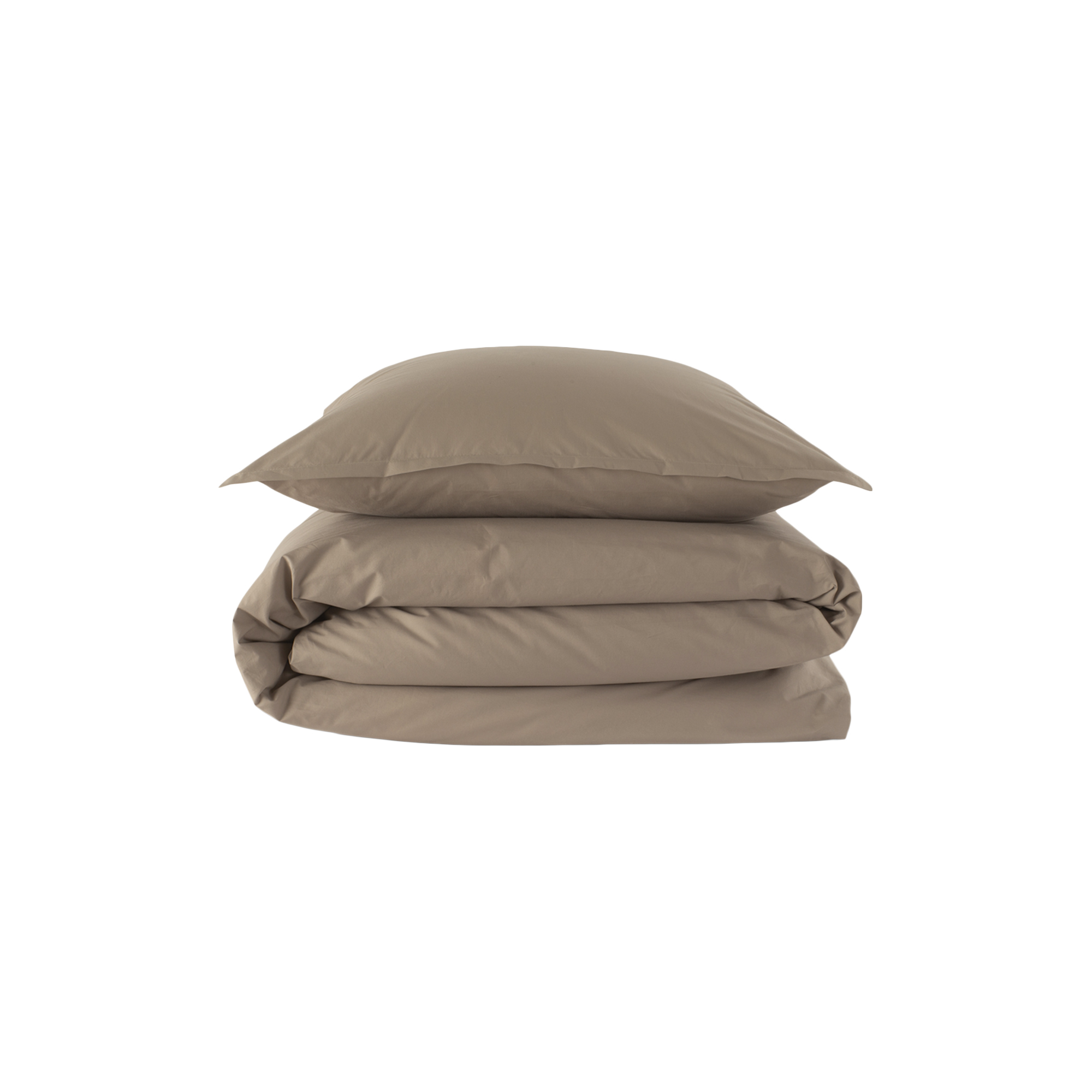 Geismars Væverier - Stone Washed sengetøj, taupe - 240x220 cm