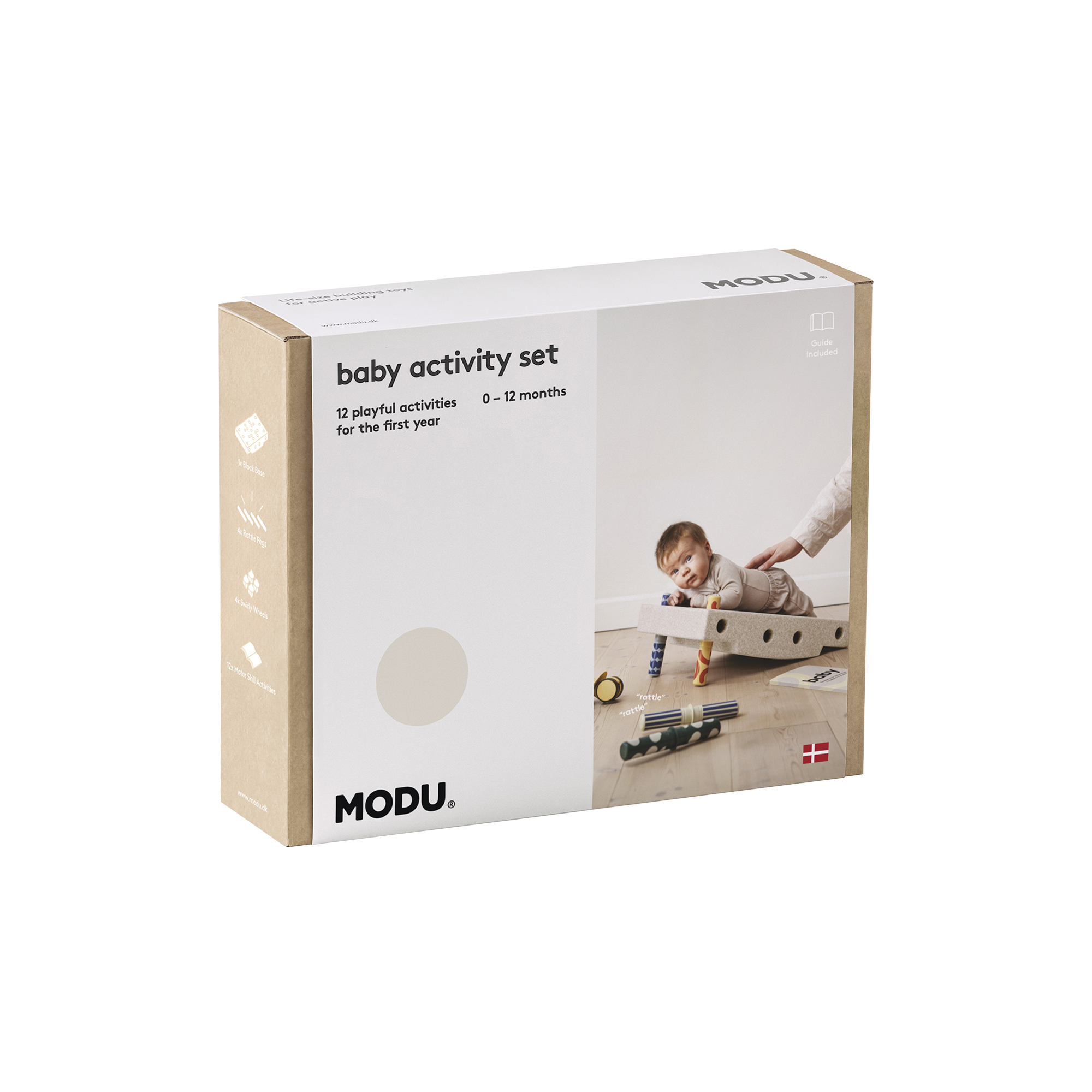 MODU - Baby motoriksæt, sand grey/honey yellow