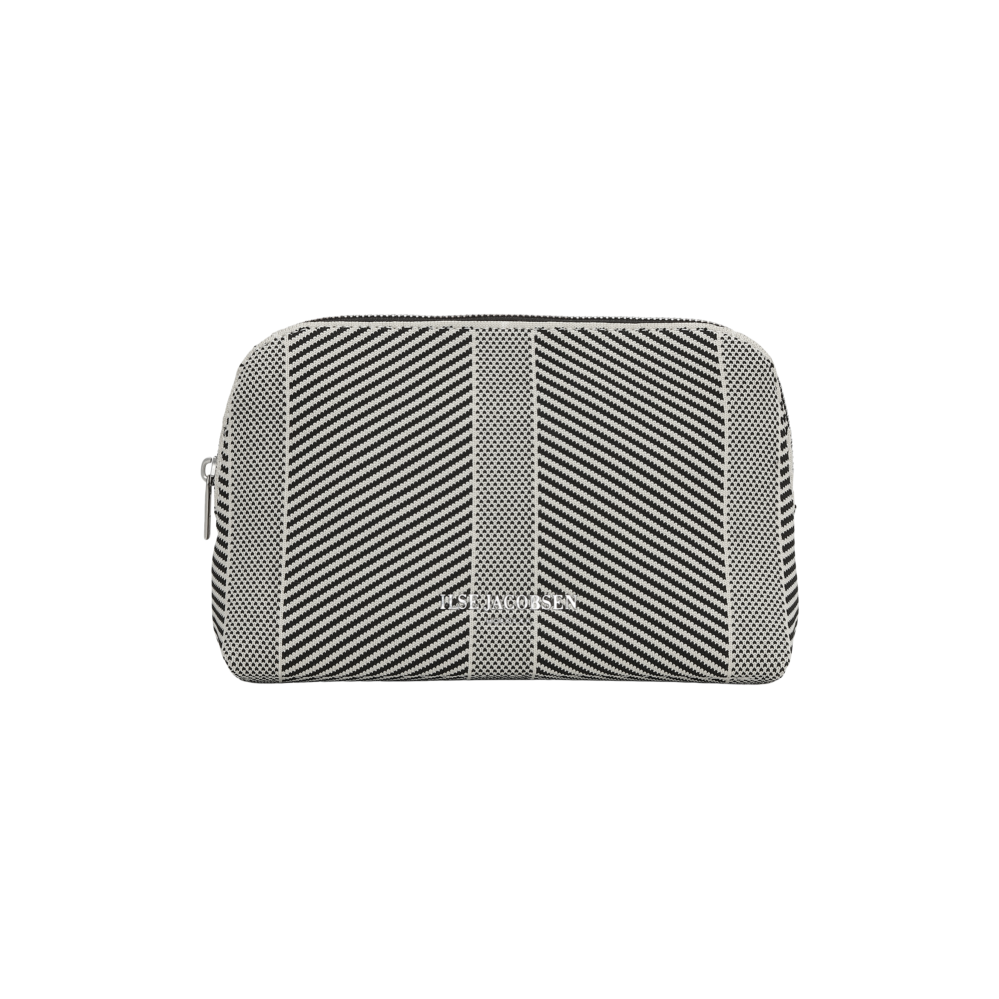 Ilse Jacobsen Hornbæk - Knitted Makeup Bag, milk creme black