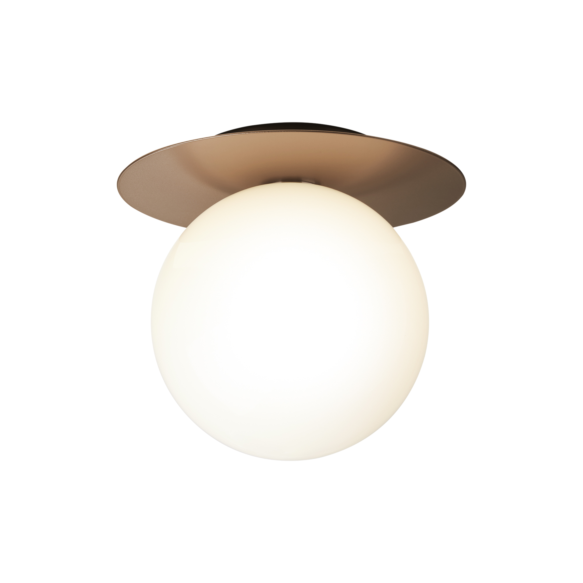 Nuura - Liila 1 Large Wall Lamp, dark bronze/opal