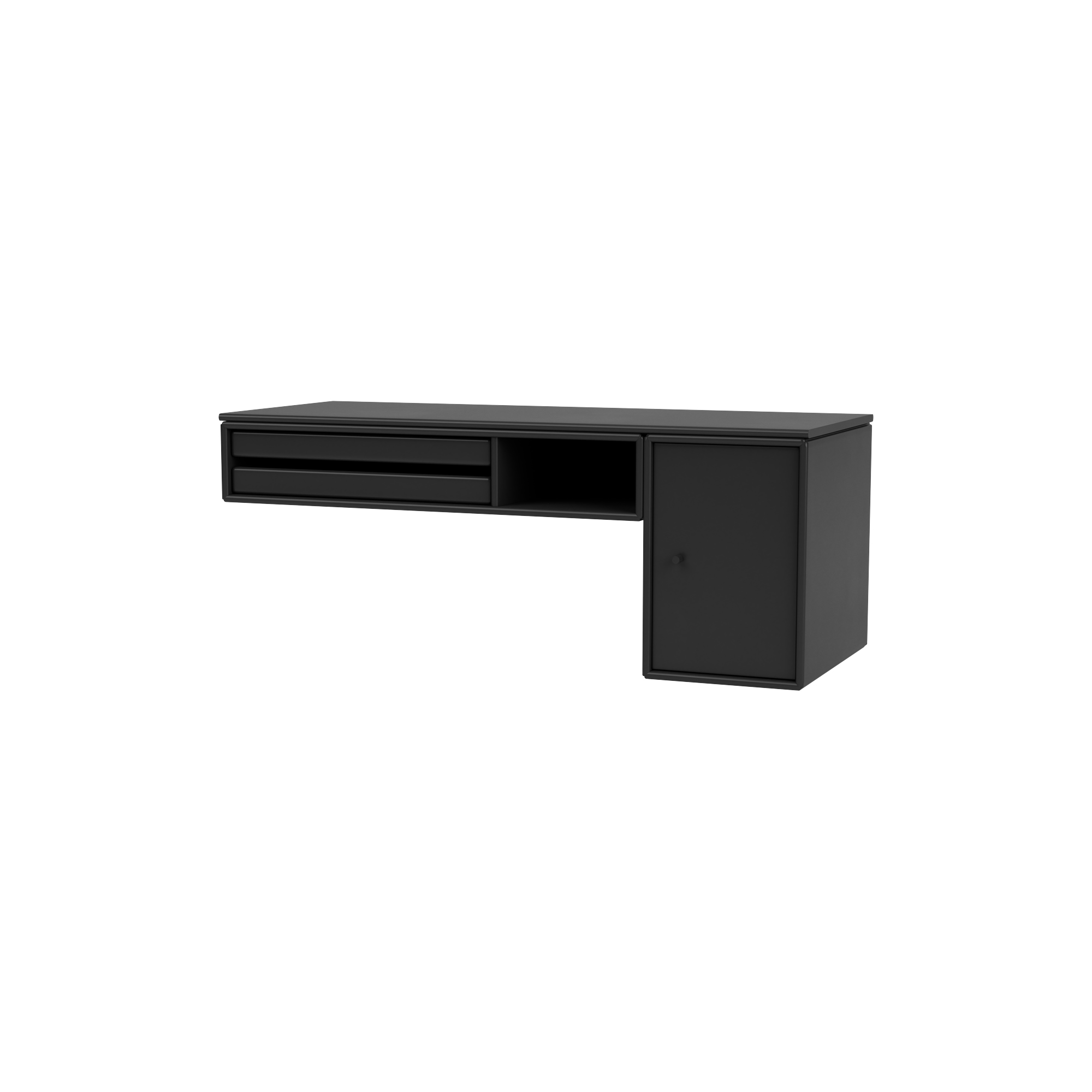 Montana Furniture - BUREAU skrivebord, 05 black