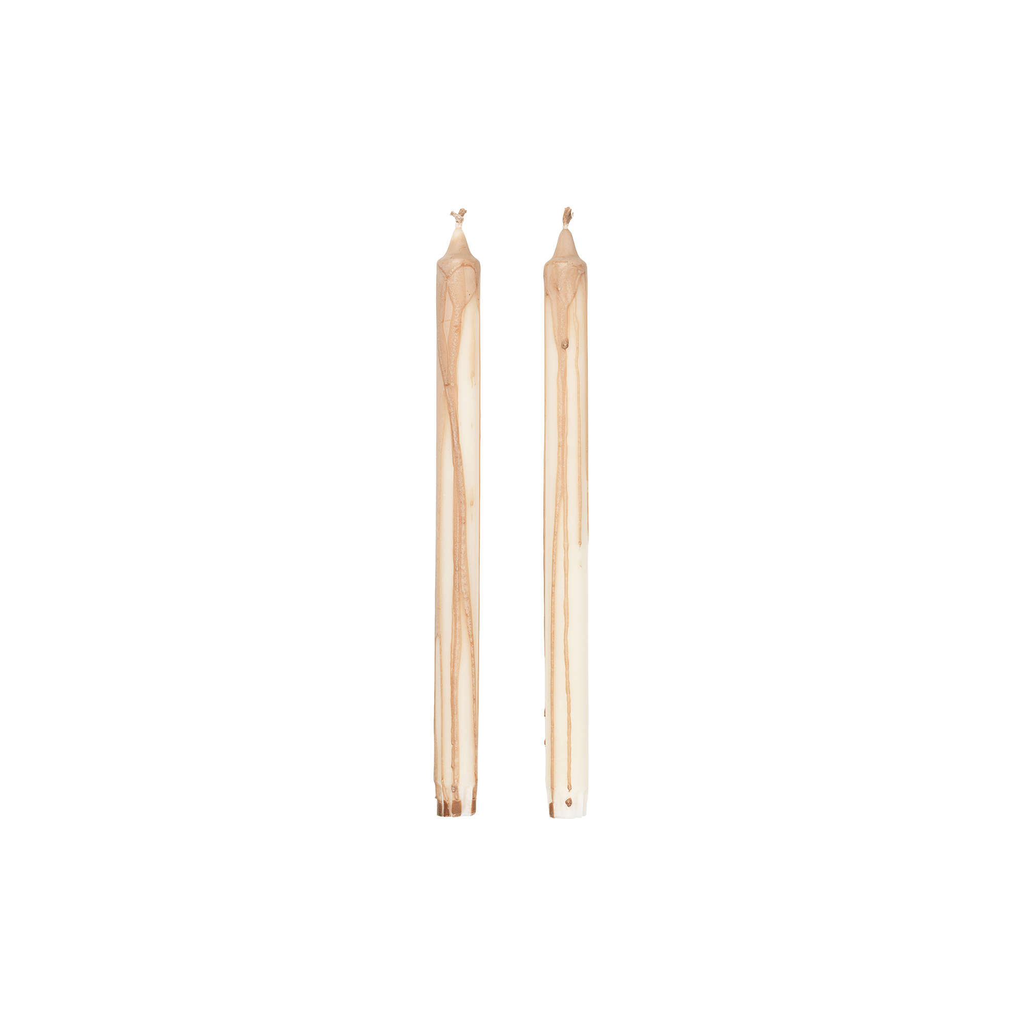 Ferm Living - Dryp Candles 2 stk., beige