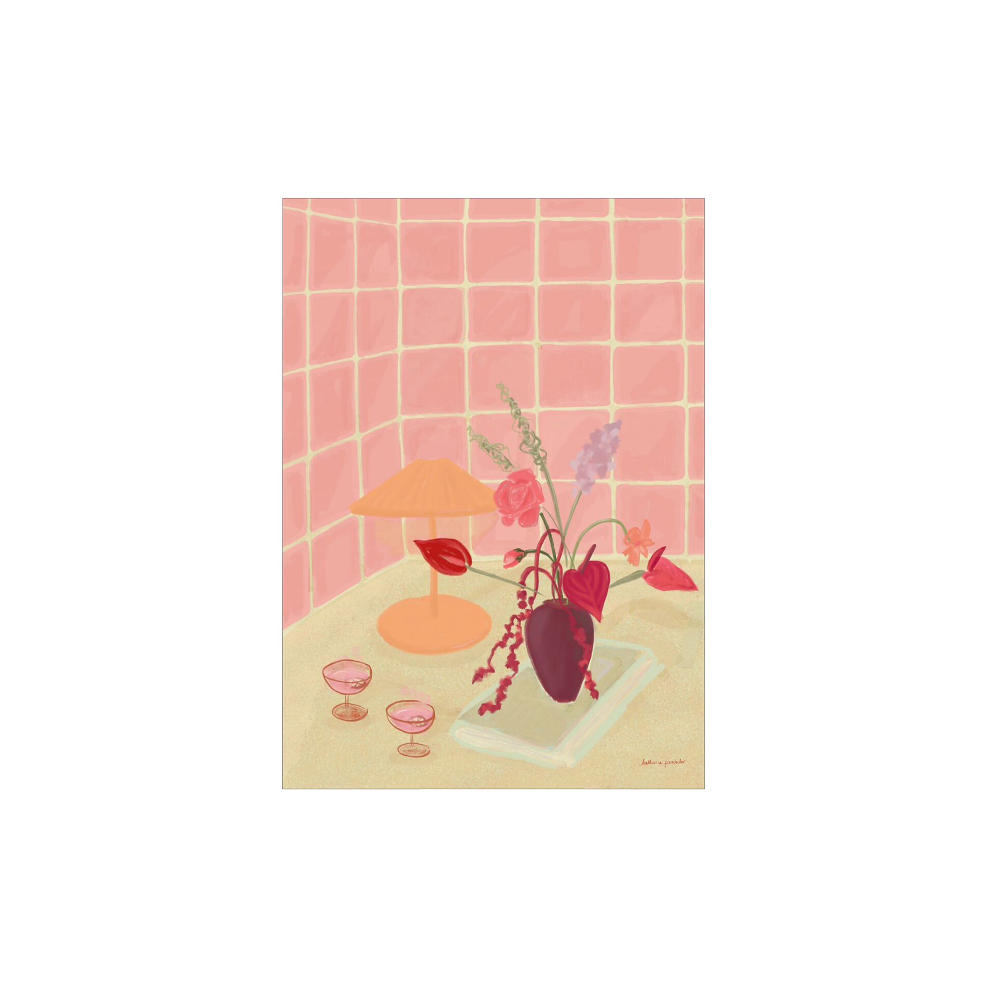 Poster & Frame - Bubbly - 50x70 cm