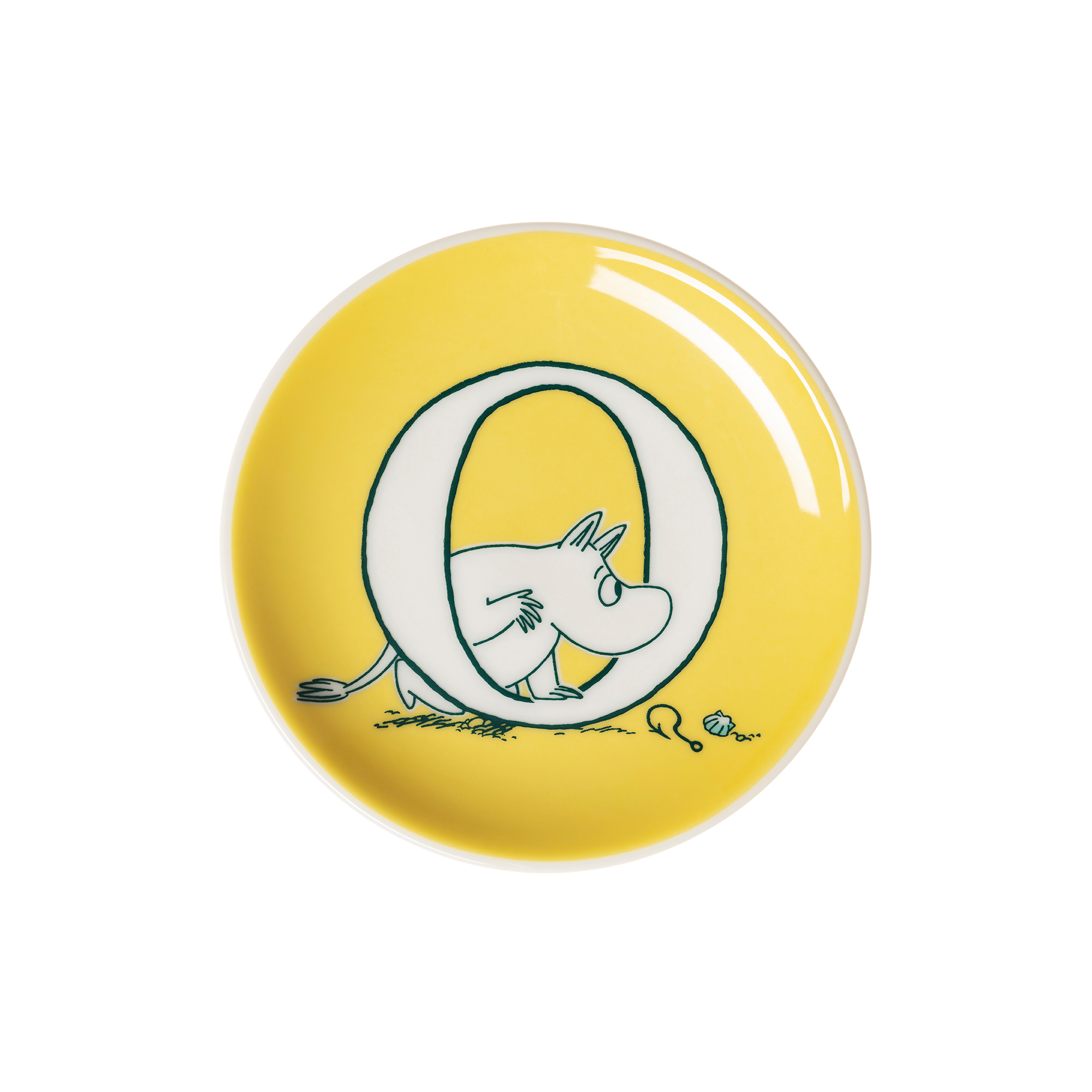 Moomin Arabia - Alfabet lille tallerken O, Alfabet kollektion