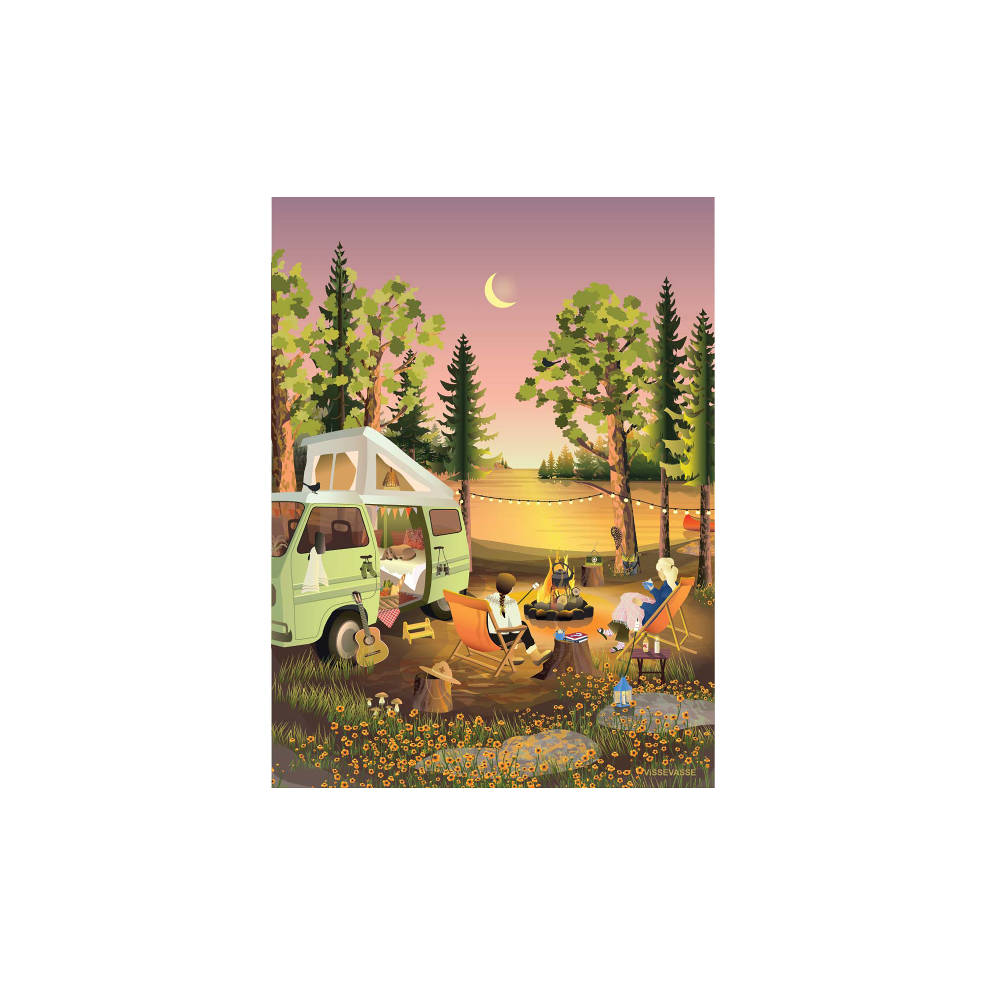 ViSSEVASSE - Van Life plakat - 30x40 cm
