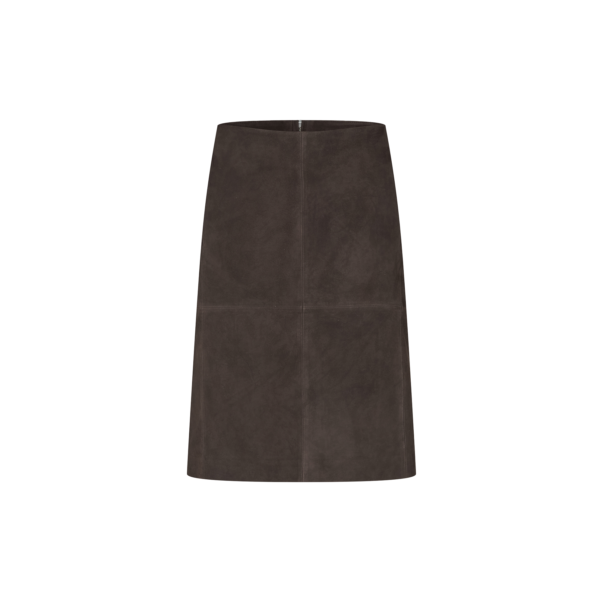 Second Female - Zonie Suede Skirt, demitasse - Str. XS