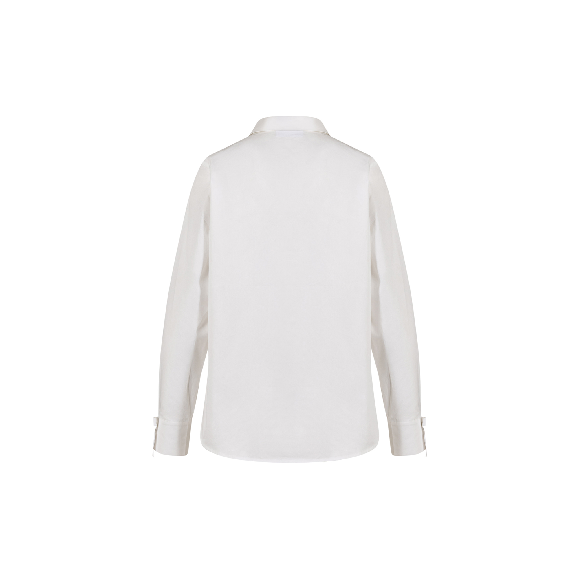 Coster Copenhagen - Shirt with sleeve detail, white - Str. 44