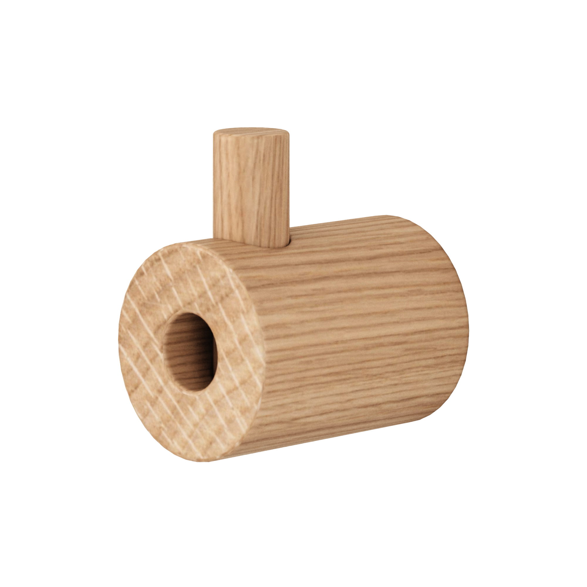 MOEBE - Wooden Wall Hook, oak