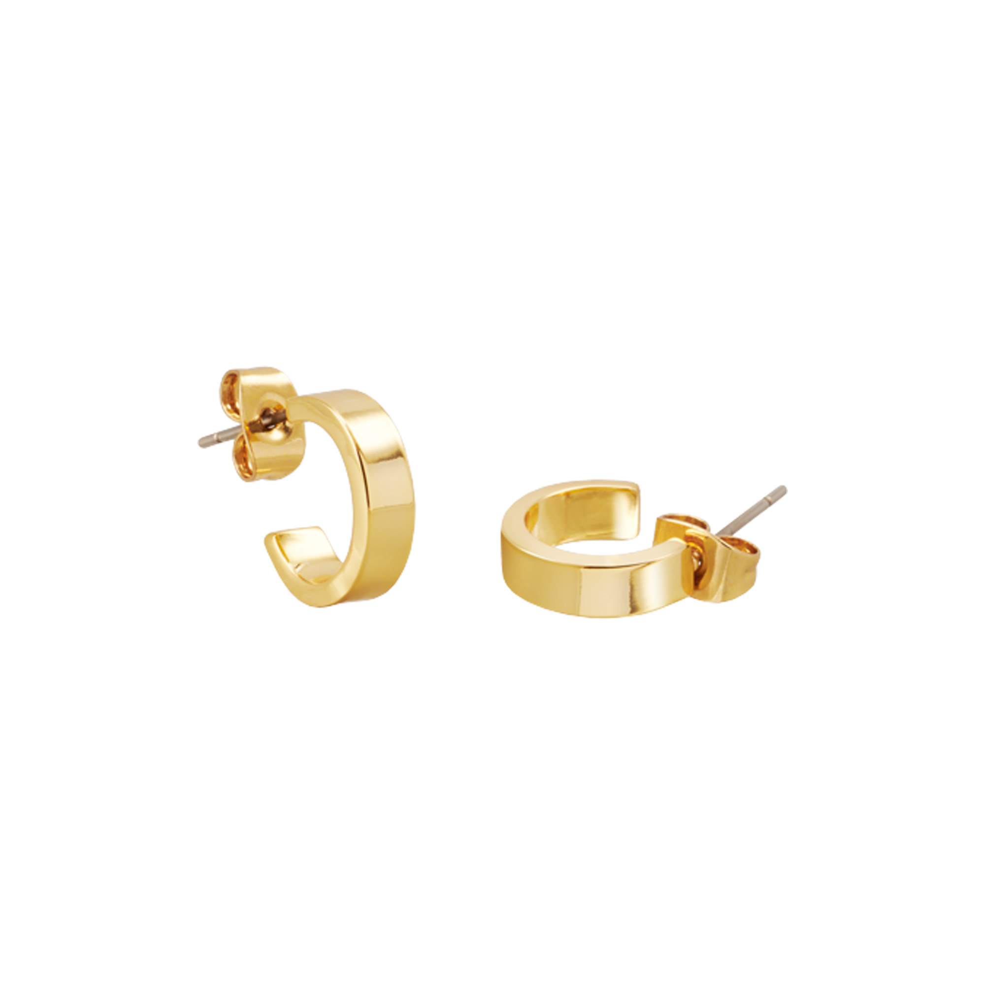 bangle up - BANGLE Earrings, light gold