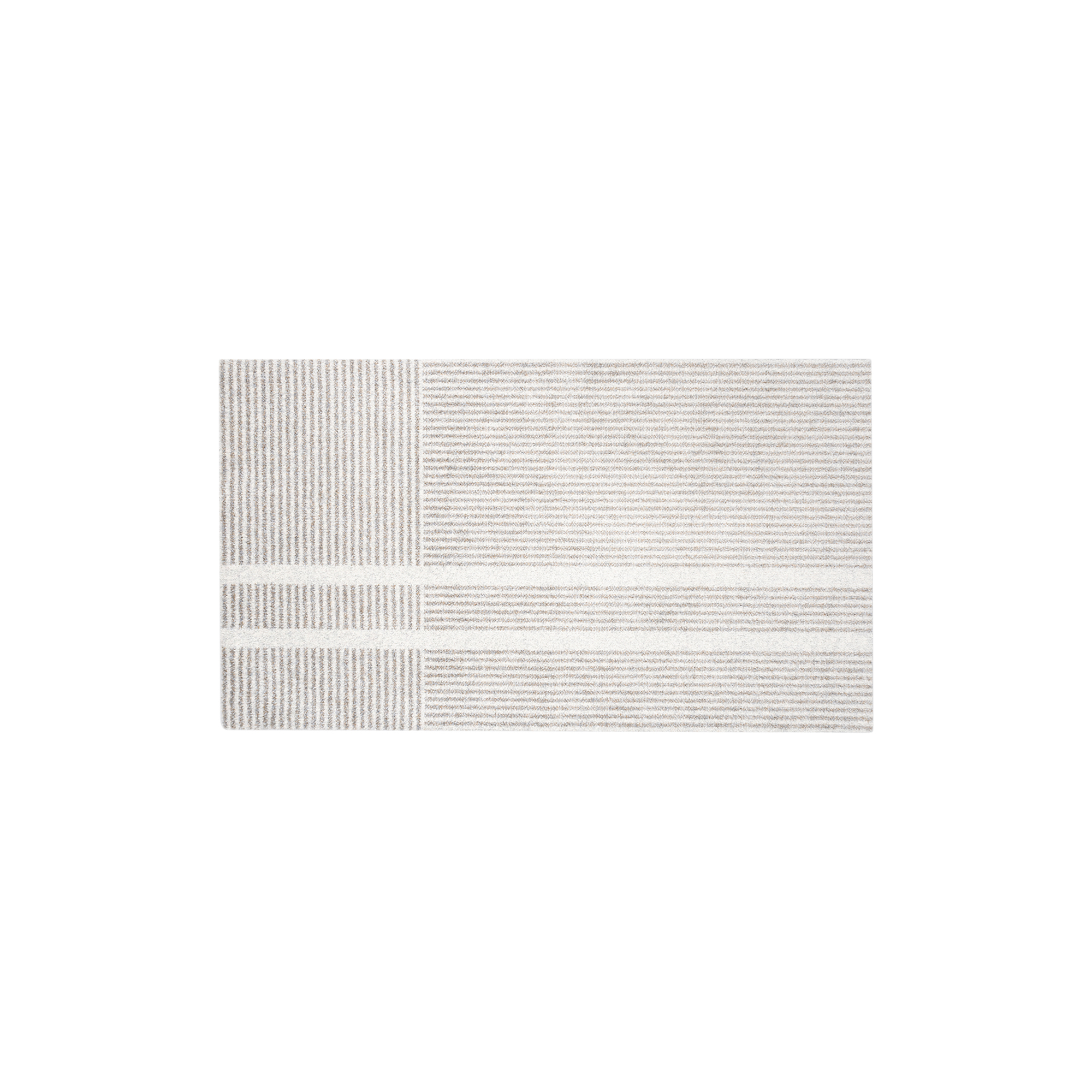 Heymat - Løype Breezy Beige dørmåtte - 85x150 cm