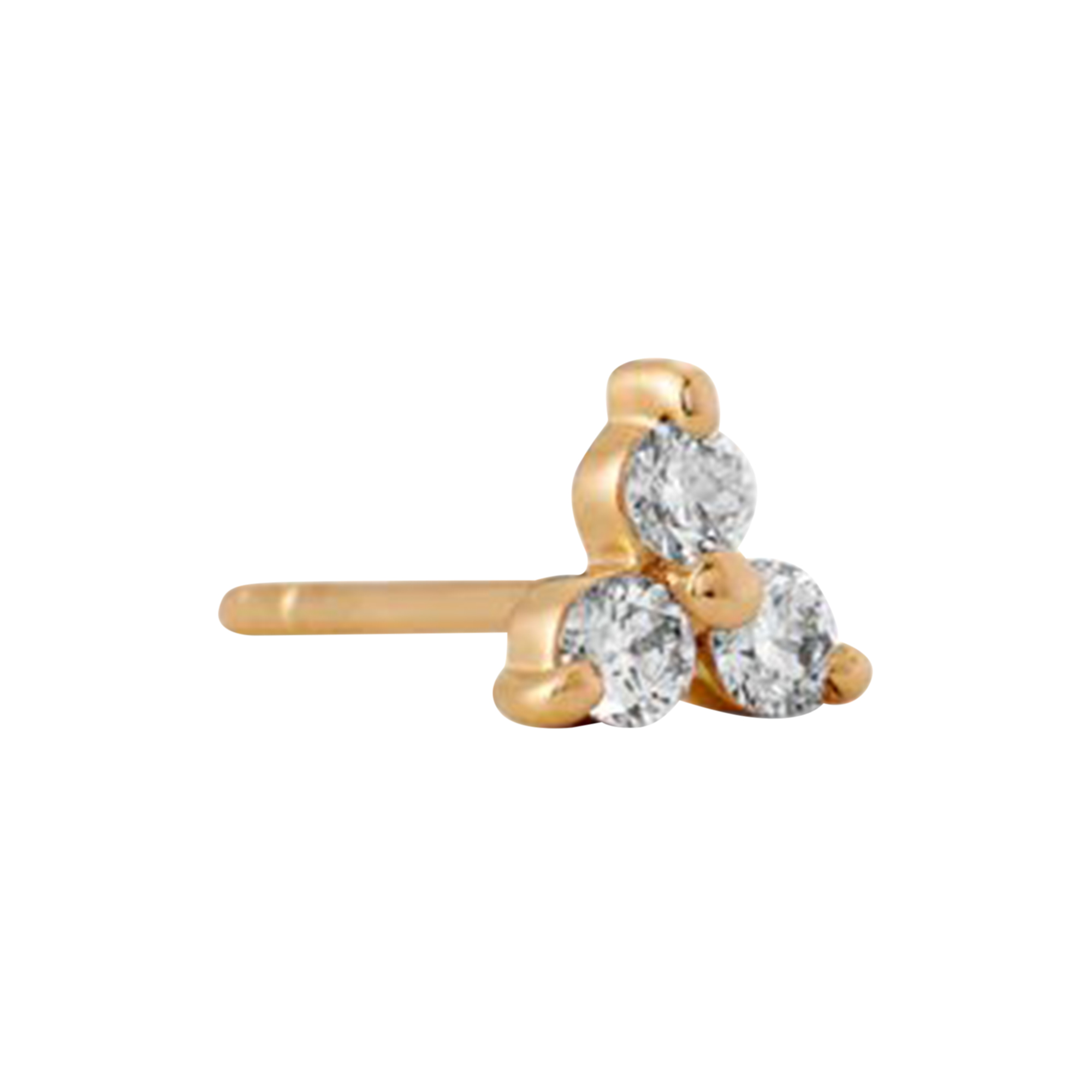 Ro Copenhagen - Fryd Diamant ørestik S, guld - Small