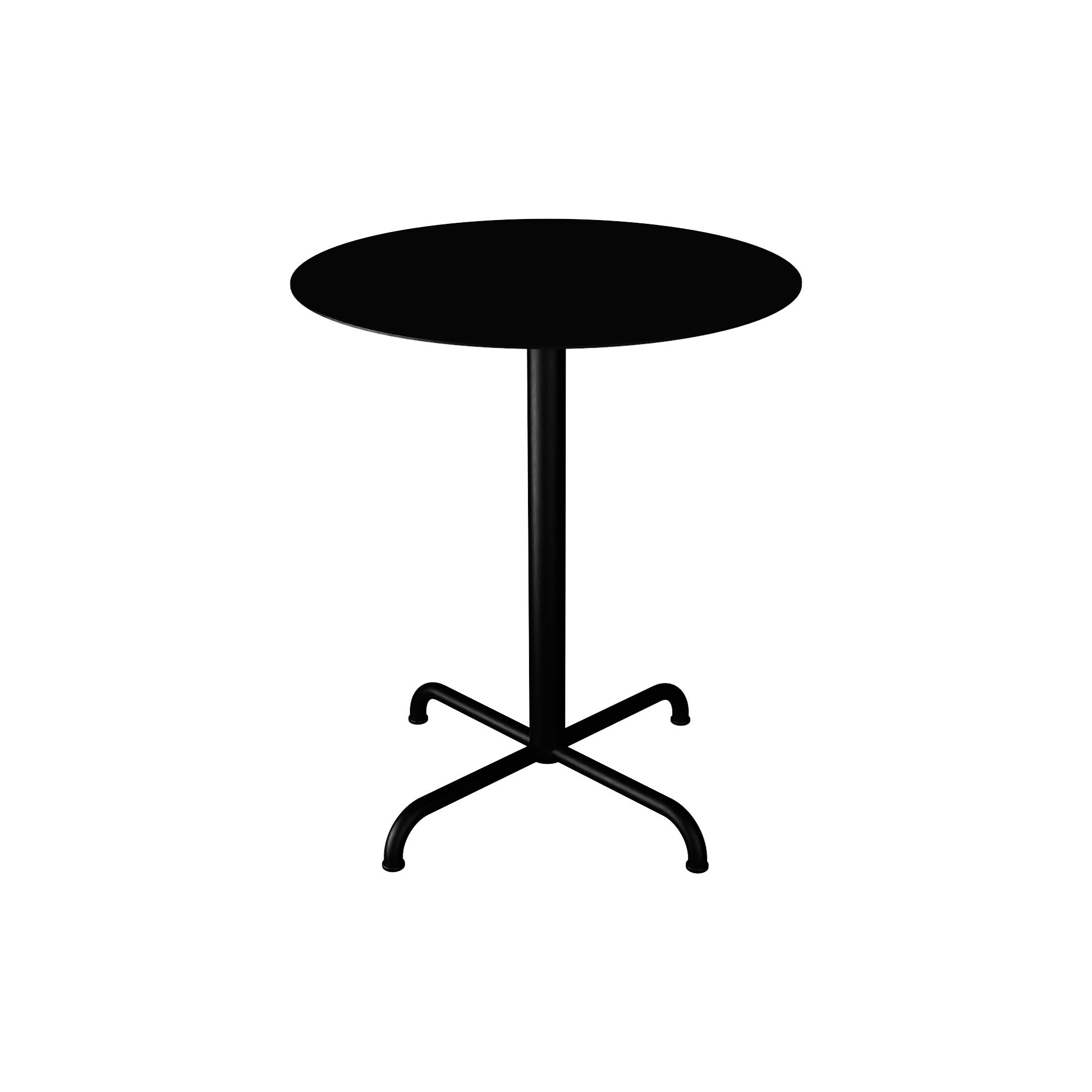HOUE - PICO Café Table with 4 Star Base Ø 64, black