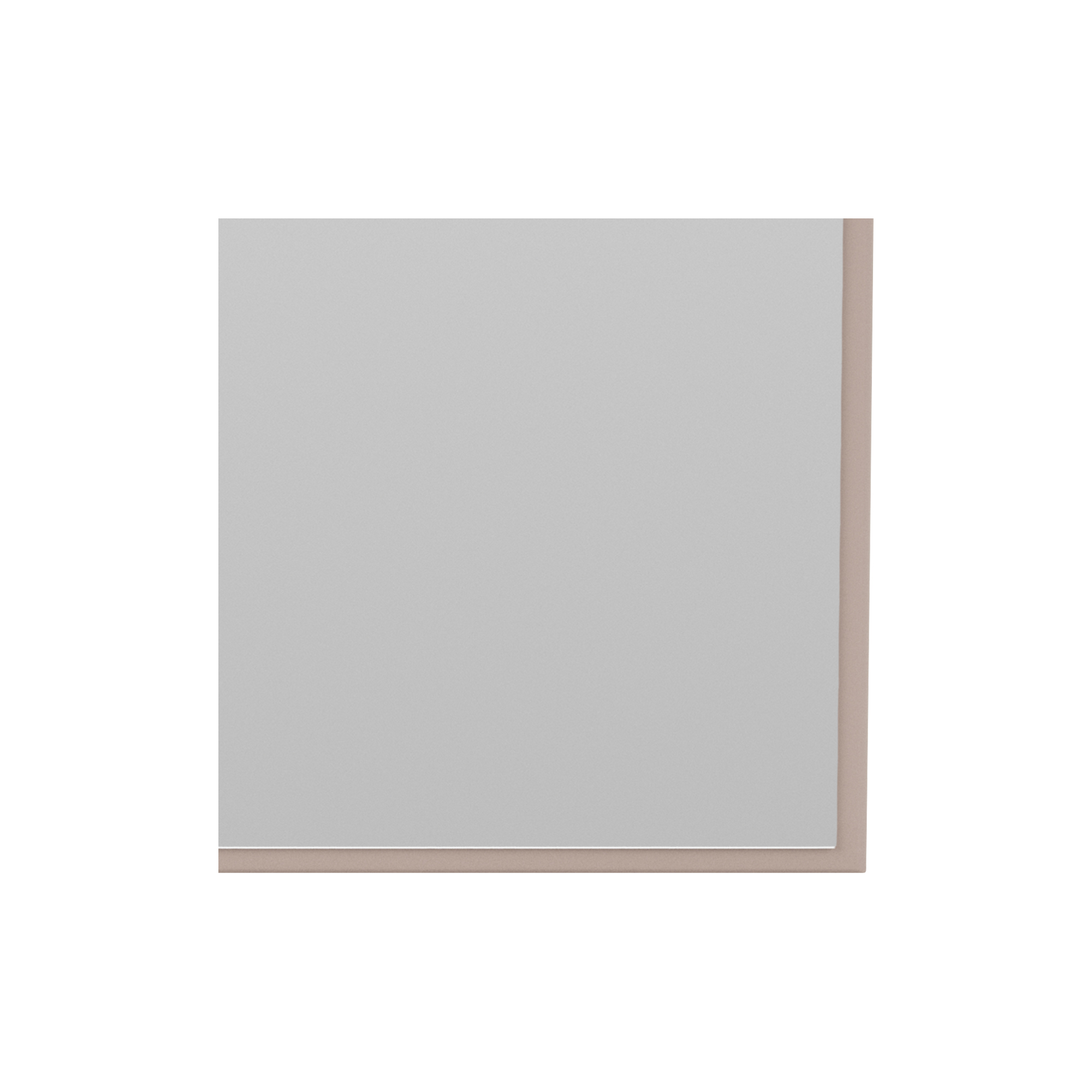 Montana Furniture - Colour Frame Mirror (SP1224), 137 mushroom