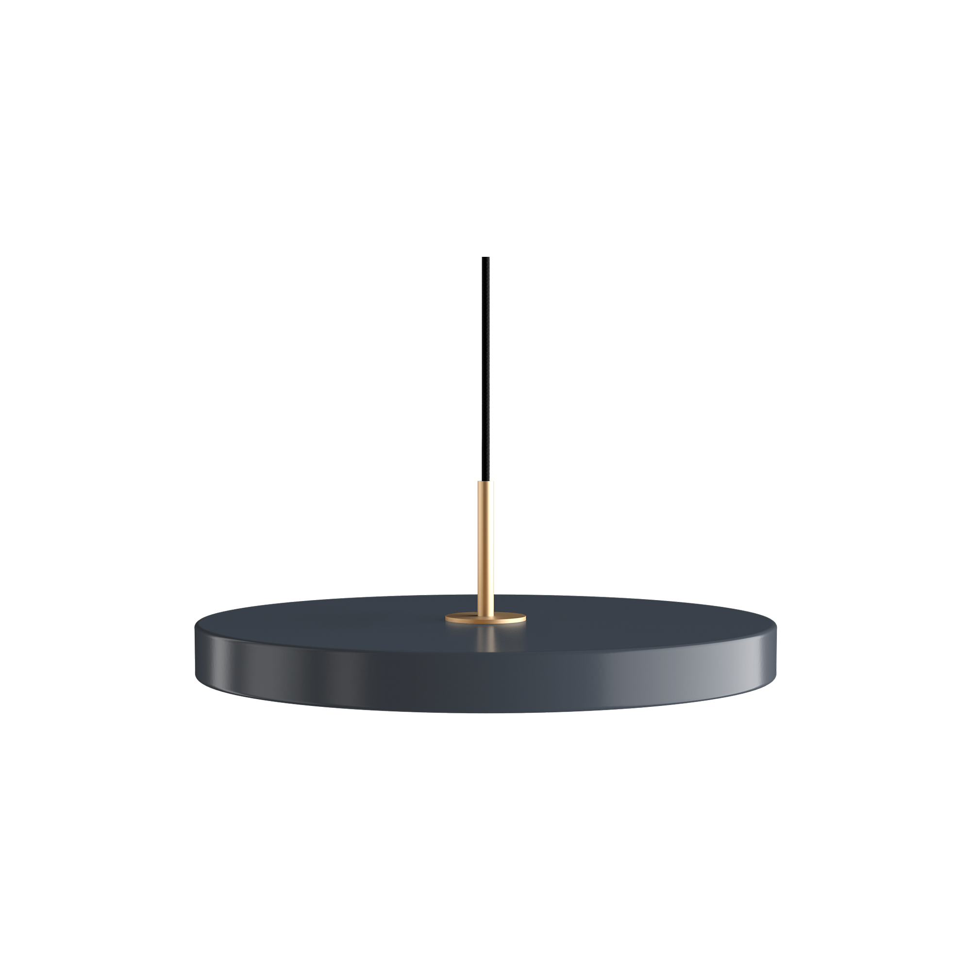 UMAGE - Asteria Plus Pendant, anthracite grey/brass