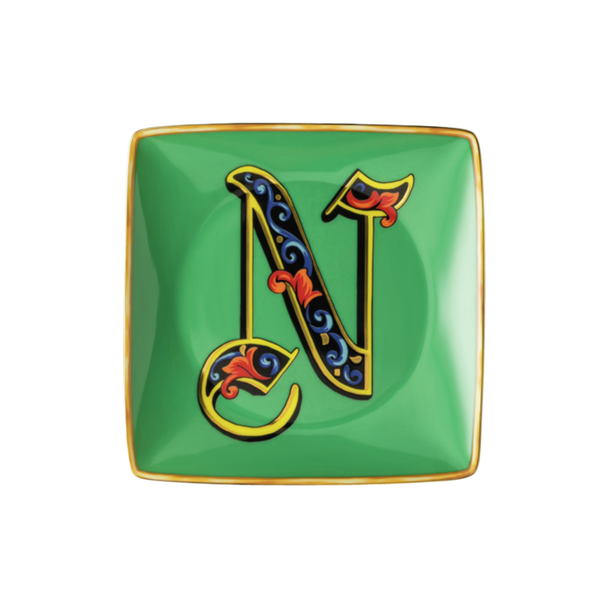 Rosenthal x Versace - Versace Alphabet Dish N, Alphabet Collection