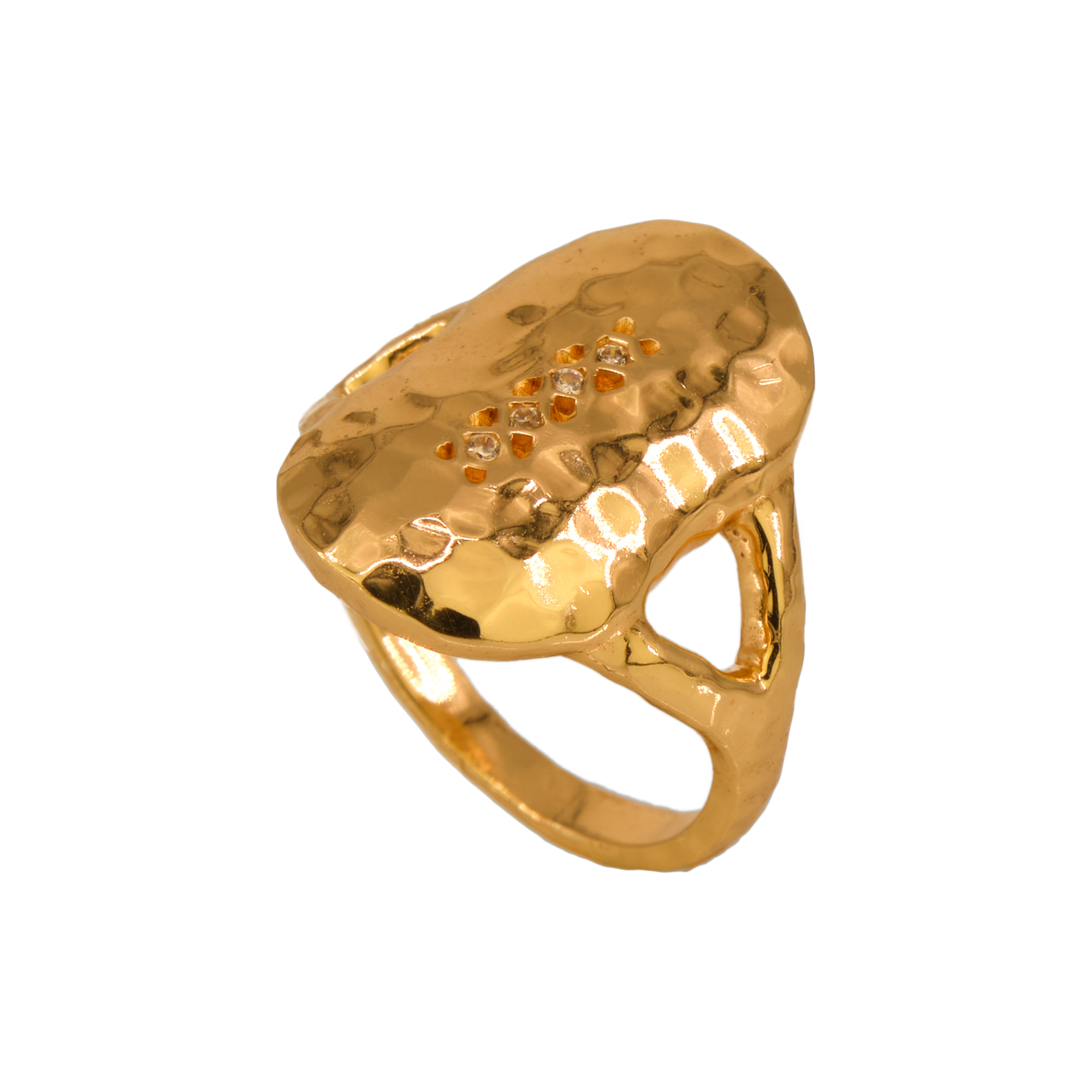 Stone Copenhagen - One and Only Ring, forgyldt - 53