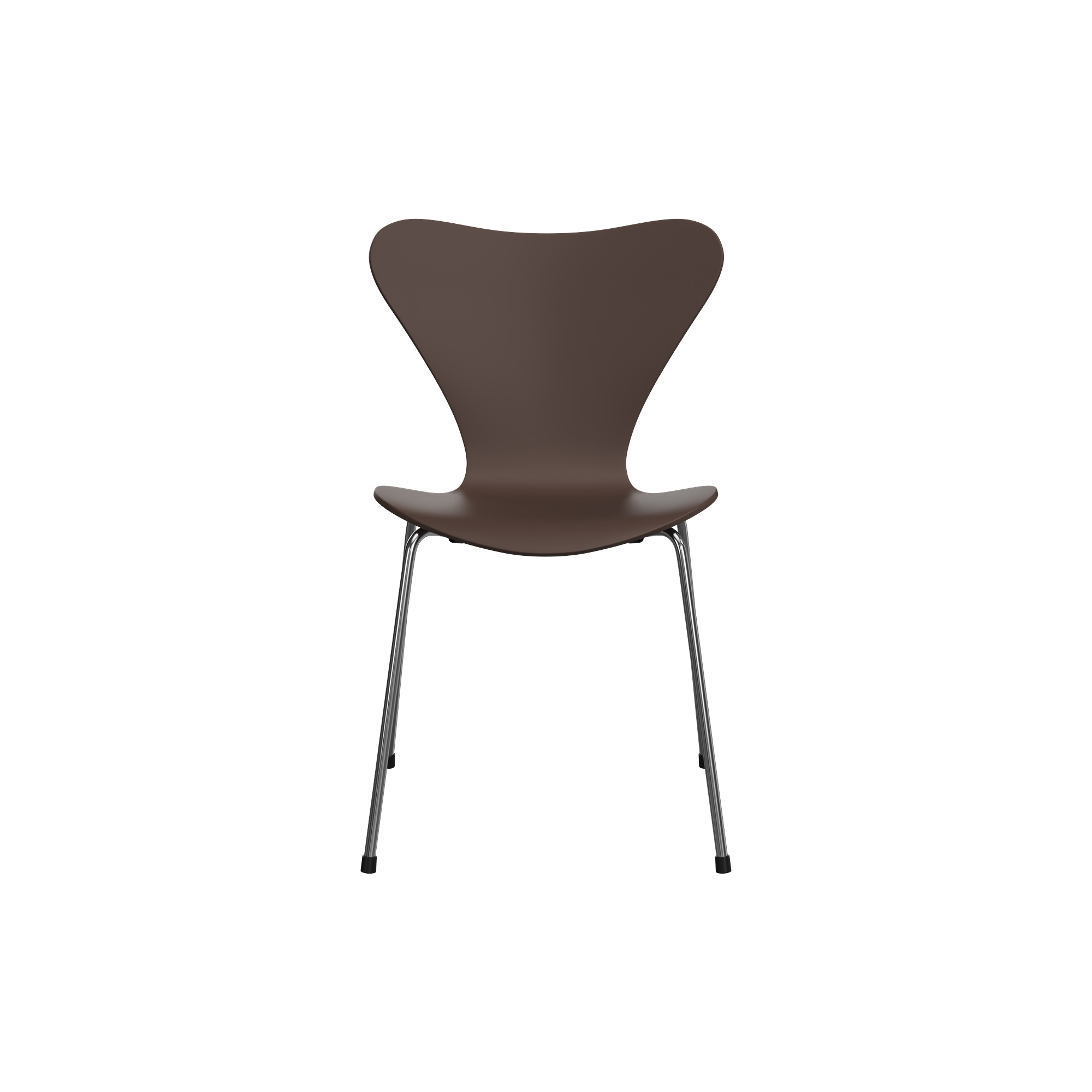 Fritz Hansen - Serie 7 3107 Verner Panton 100 stol, brown